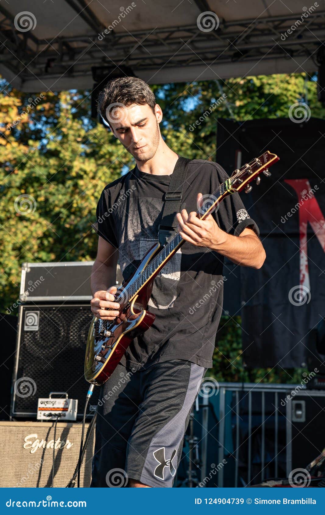 Waves in Autumn at Pollo Metal Fest BG 26-08-2018 Editorial Stock Image ...