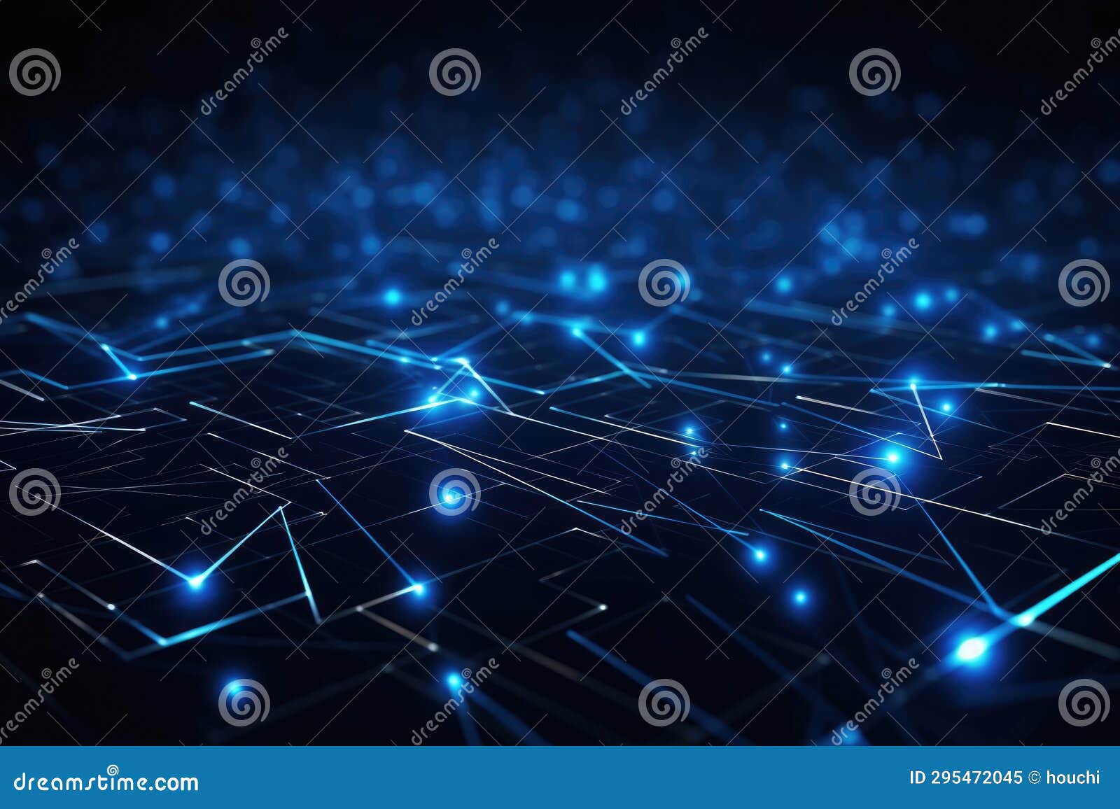 Waves Of Data - Surfing The Digital Realm. Tech Wonders - Embracing The Future. Royalty-Free 
