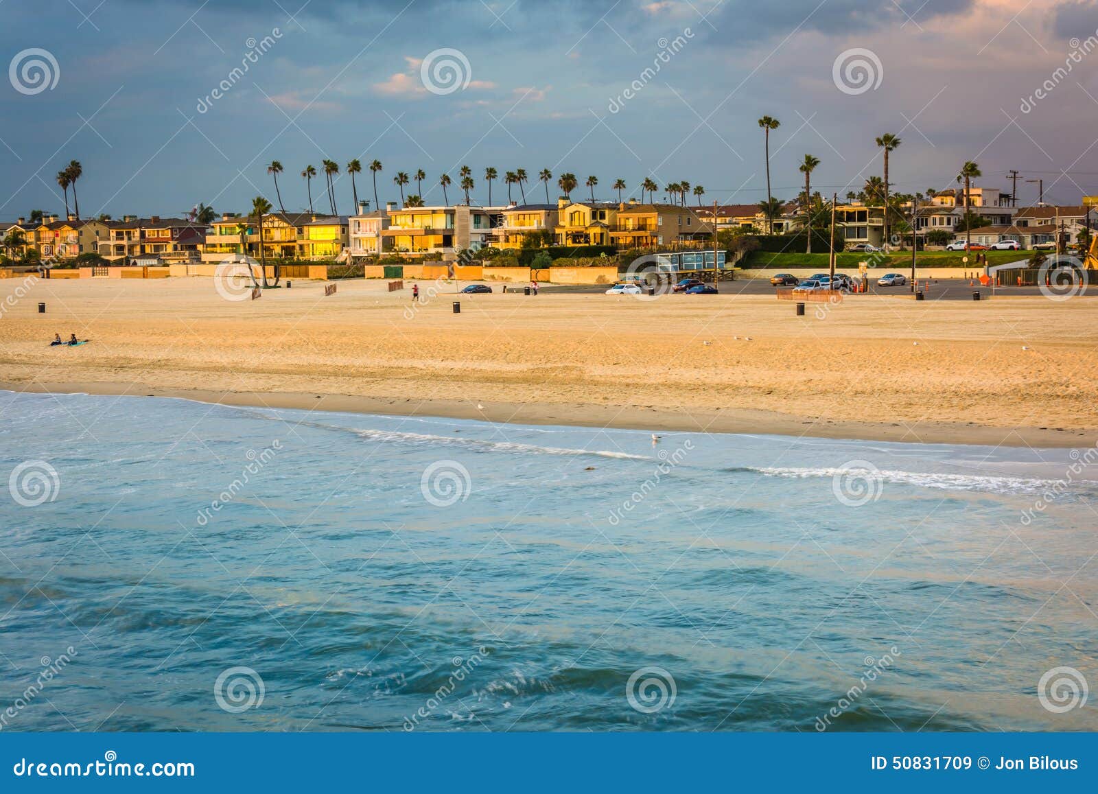 Sunset At Seal Beach RoyaltyFree Stock Image 6327322