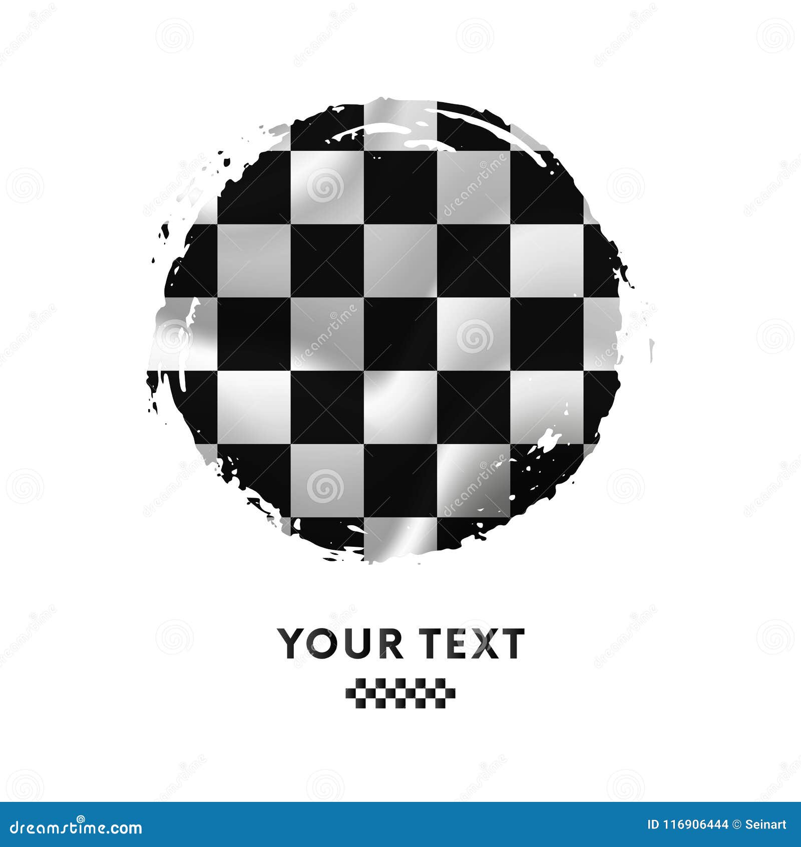 Download Waving Checkered Racing Flag, Brush Stroke Background ...