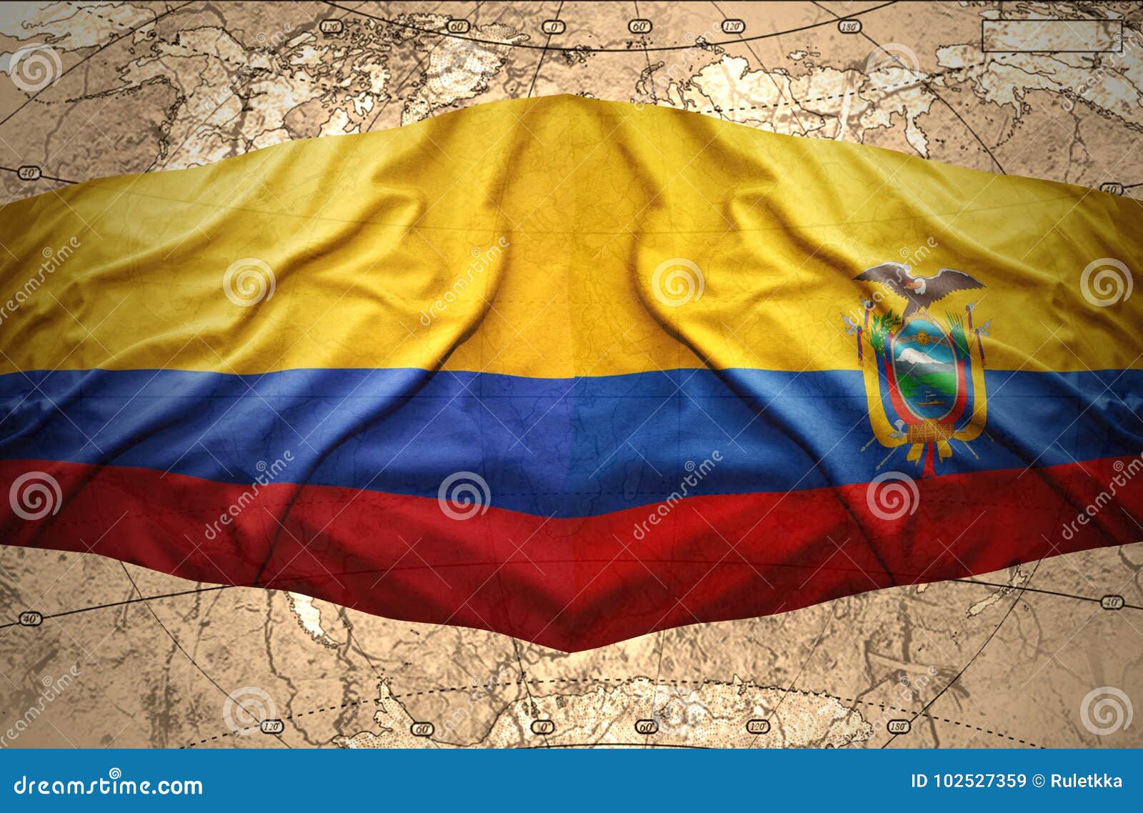 Colombia and Ecuador stock illustration. Illustration of politics