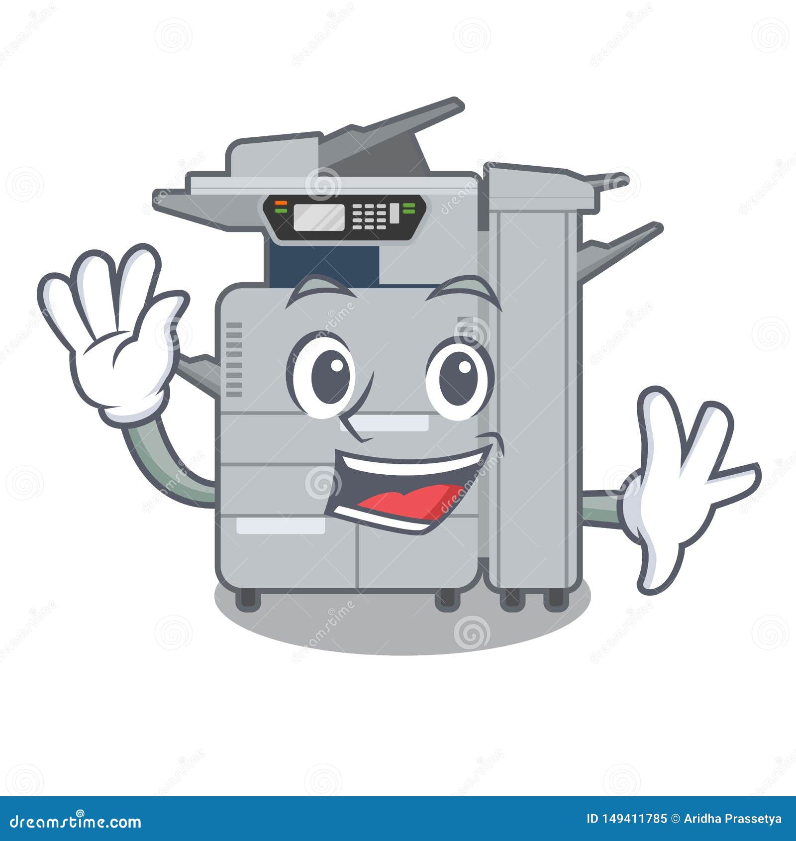 Waving Copier Machine Isolated in the Cartoon Stock Vector - Illustration of photocopier, person: 149411785 Waving Copier Machine Isolated in the Cartoon Stock Vector - Illustration of photocopier, person: 149411785