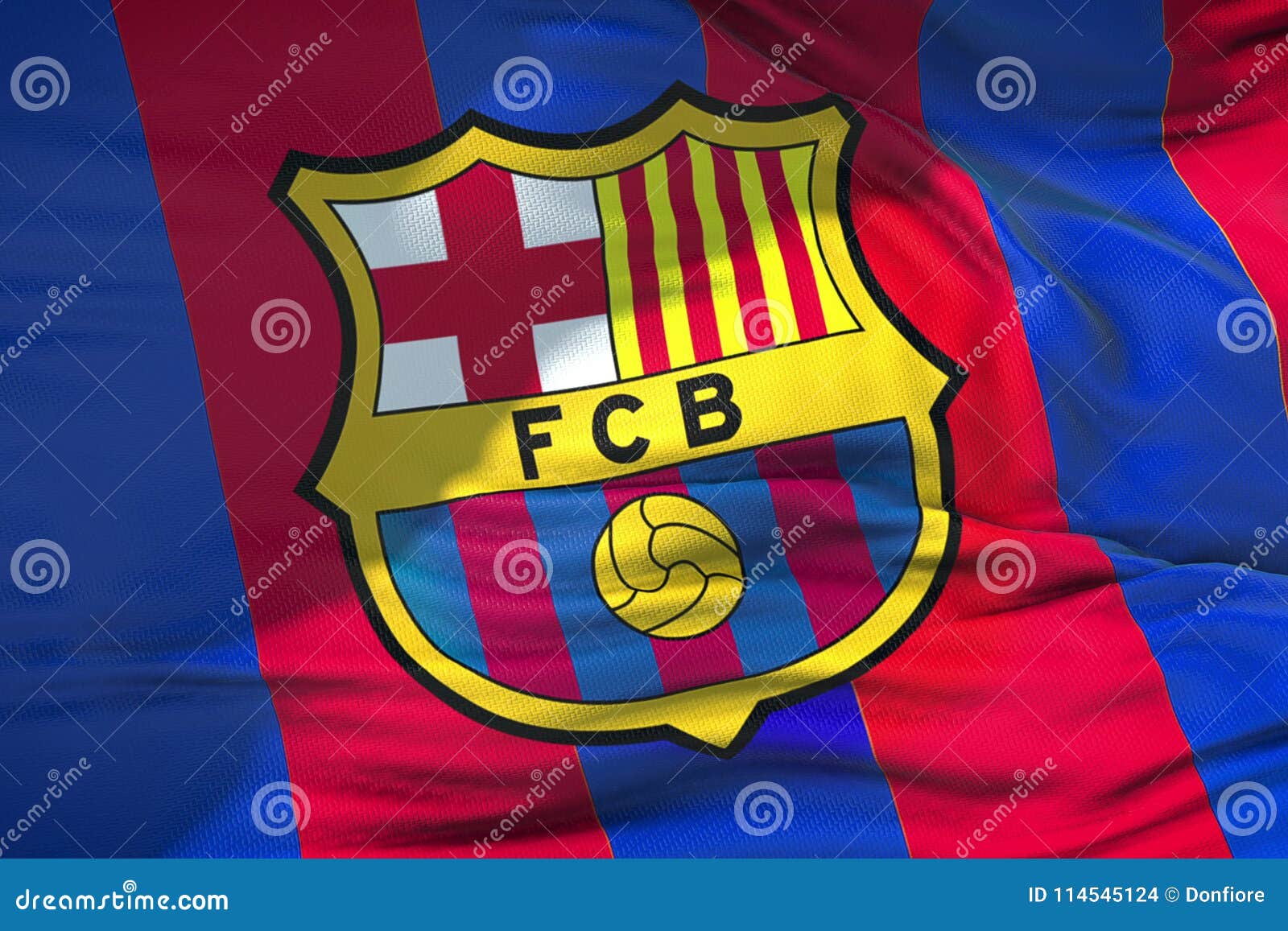 Barcelona Fahne Spanien Flag Messi La Liga Spain Fussball Barca Suarez 