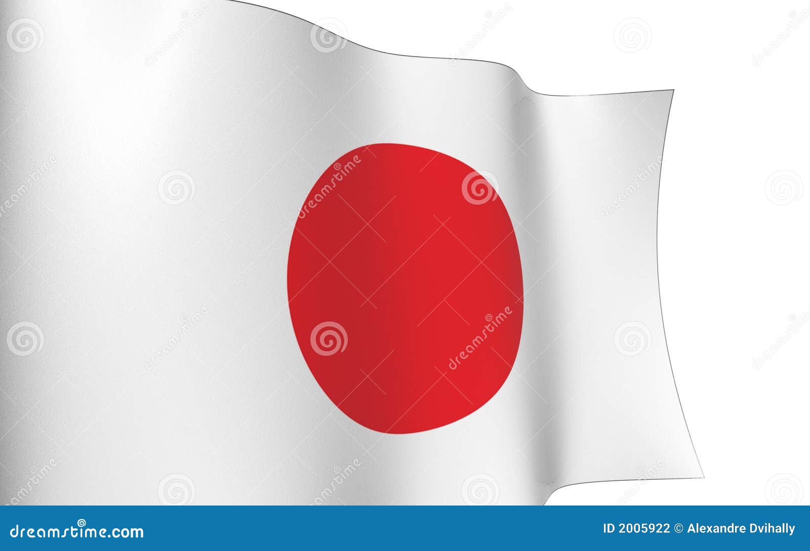 Waving flag of japan stock illustration. Illustration of national 2005922