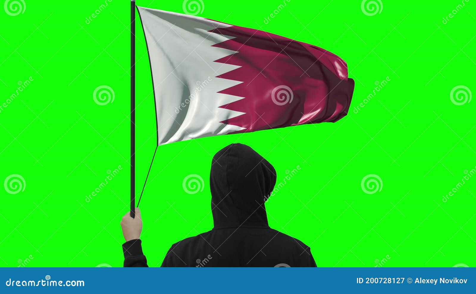 Lá cờ Qatar đơn lẻ trên nền xanh lá cây sẽ cho bạn cảm giác như mình đang đứng trước bản đồ đất nước nơi cư ngụ của hàng triệu người. Với đường viền trắng rực rỡ và ngôi sao mày râu phía trên, chúng tôi đã tạo ra một sản phẩm tuyệt đẹp cho bạn sử dụng trong bất kỳ dự án nào của mình.