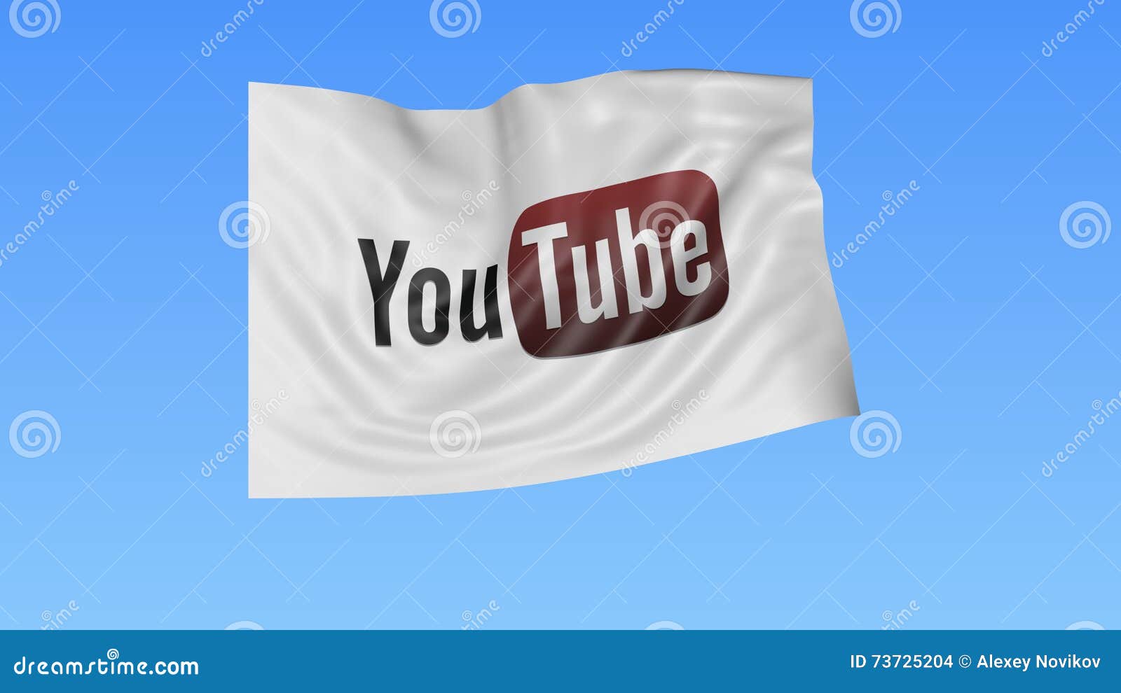 Waving Flag With Youtube Logo Seamless Loop Blue Background Editorial Animation 4k Prores Alpha Stock Footage Video Of Flapping Banner 73725204 - waving flag with roblox logo seamles loop 4k editorial animation