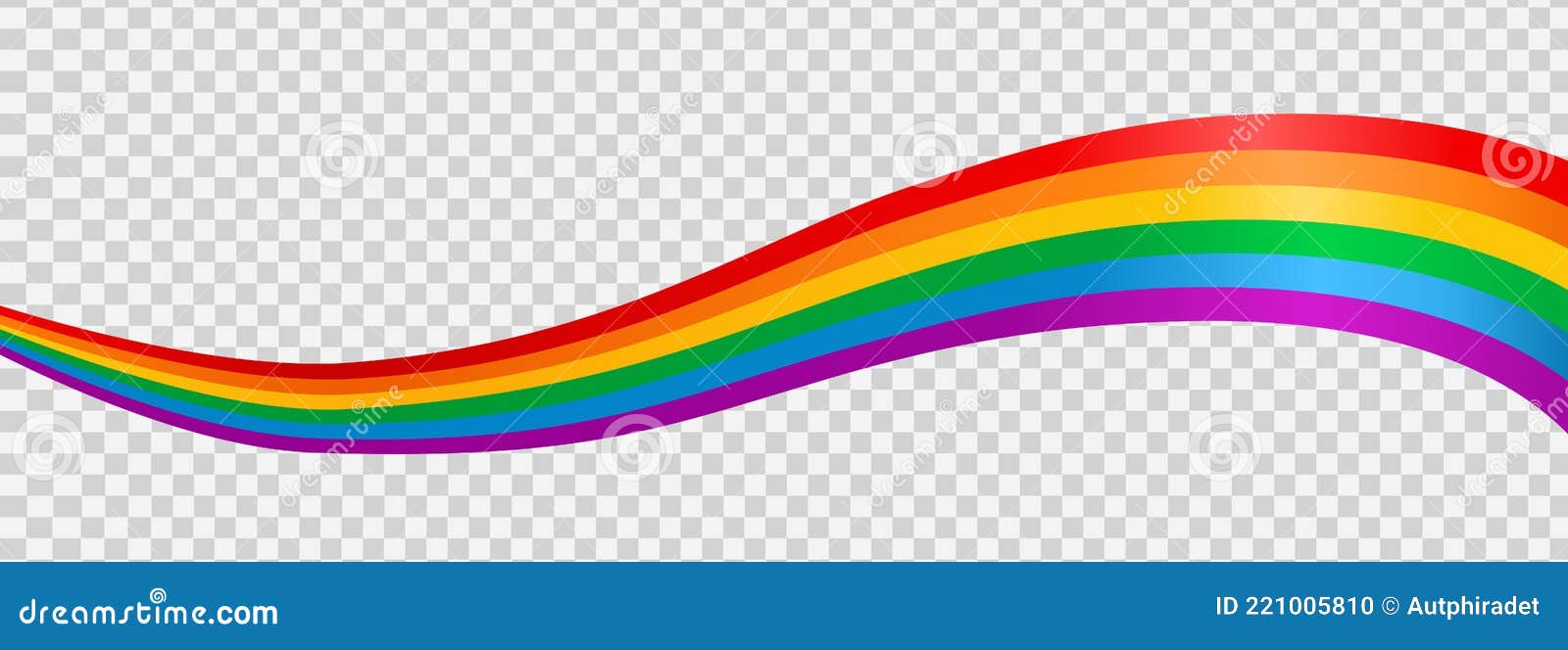 Waving Rainbow Lgbt Flag Isolated On Png Or Transparent Background, Symbol  Of Lgbt Gay Pride,Vector Illustration Stock Vector - Illustration Of  Beautiful, Design: 221005810