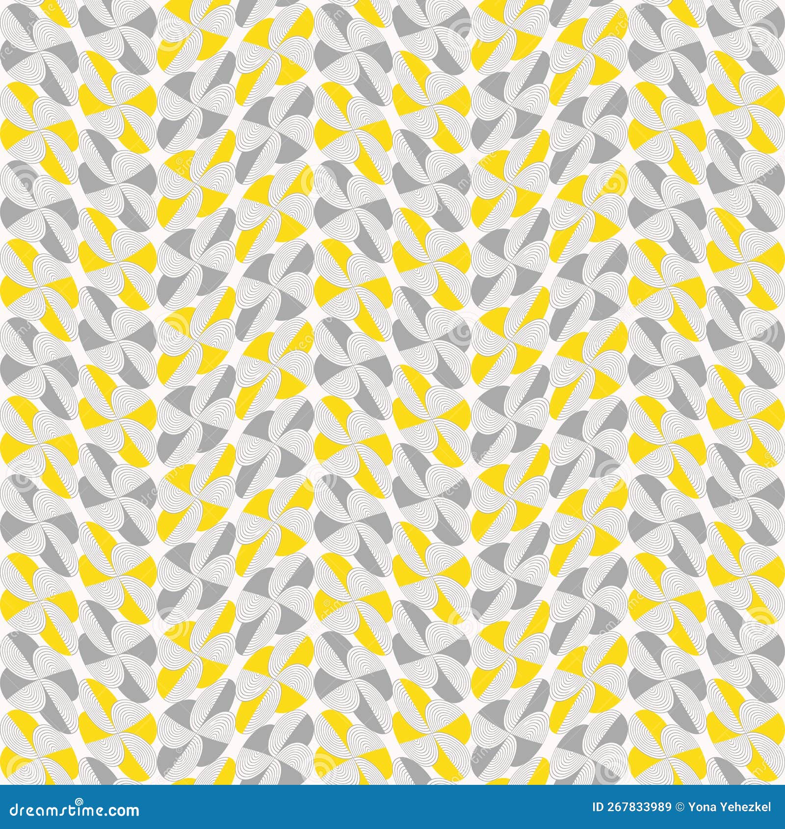 wavy geometric background in yellow and gray on white