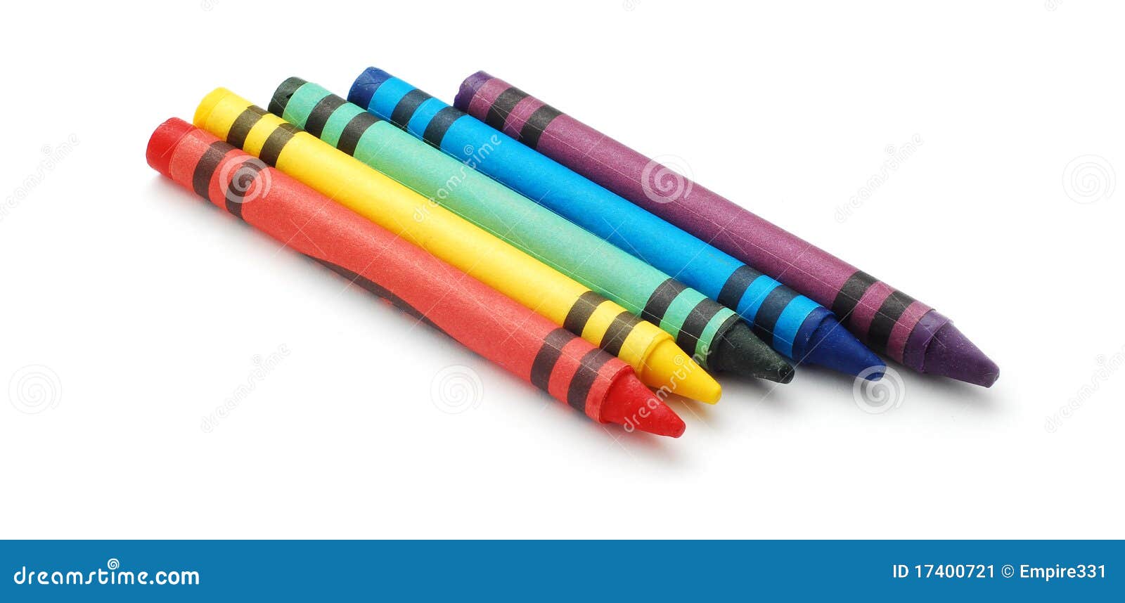 Wax crayons stock image. Image of white, craft, draw 17400721