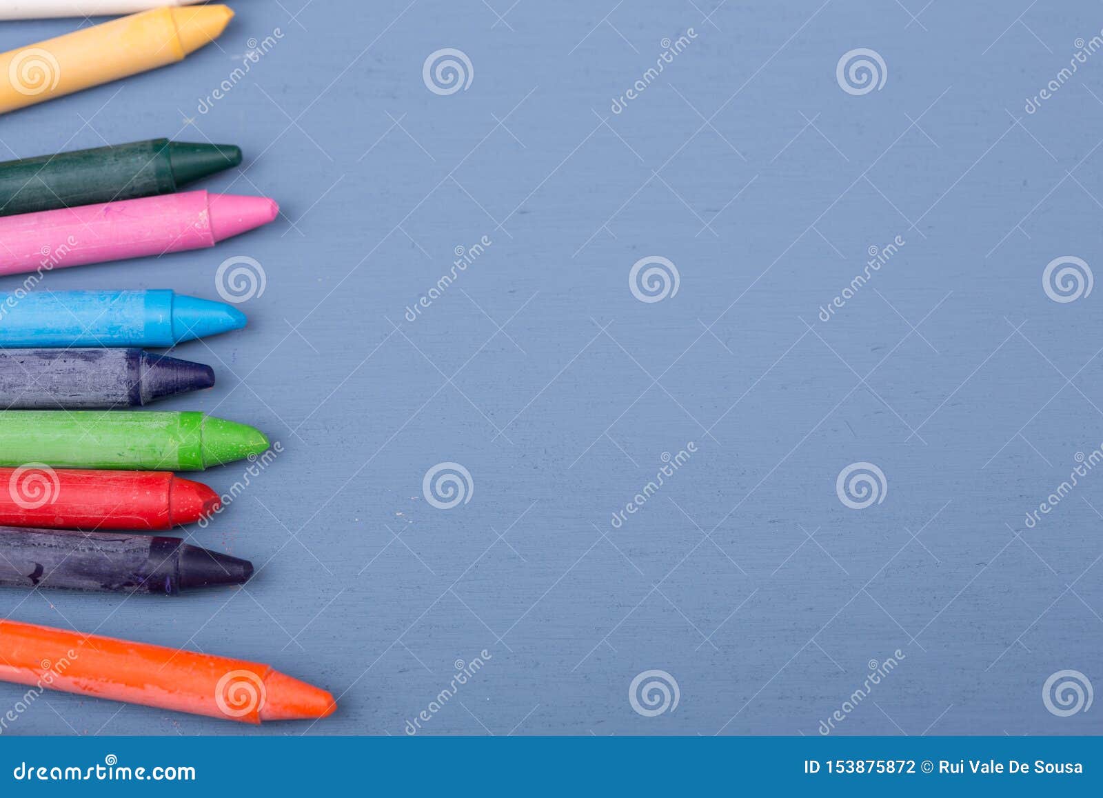 Wax crayons stock photo. Image of kindergarten, group 153875872