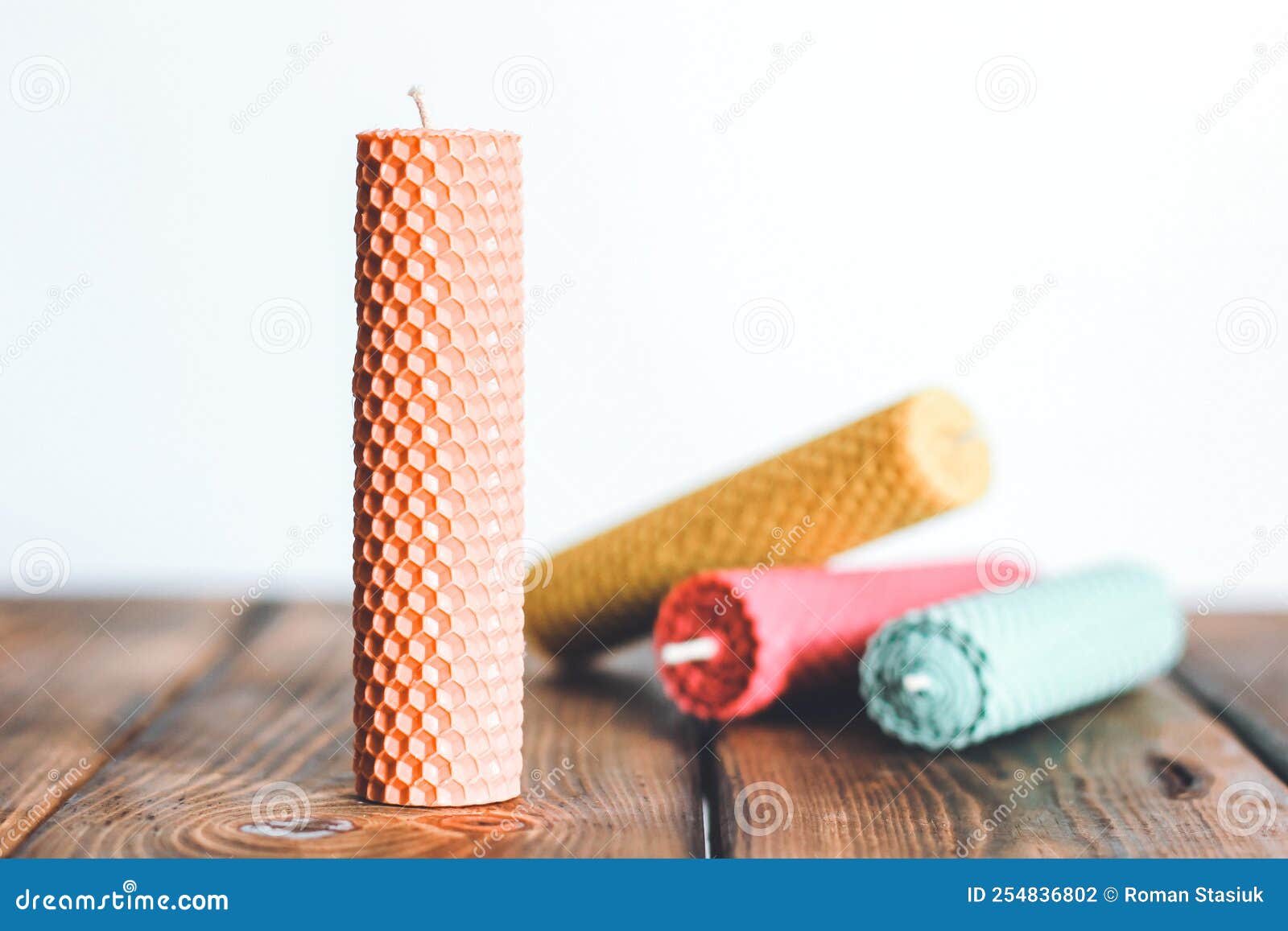 Wax Decorative Candles. Candles Stock Photo Image of aroma