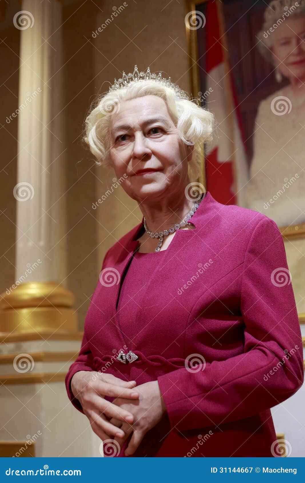 Wax Figure of Queen Elizabeth Ii Editorial Photography Image of waves