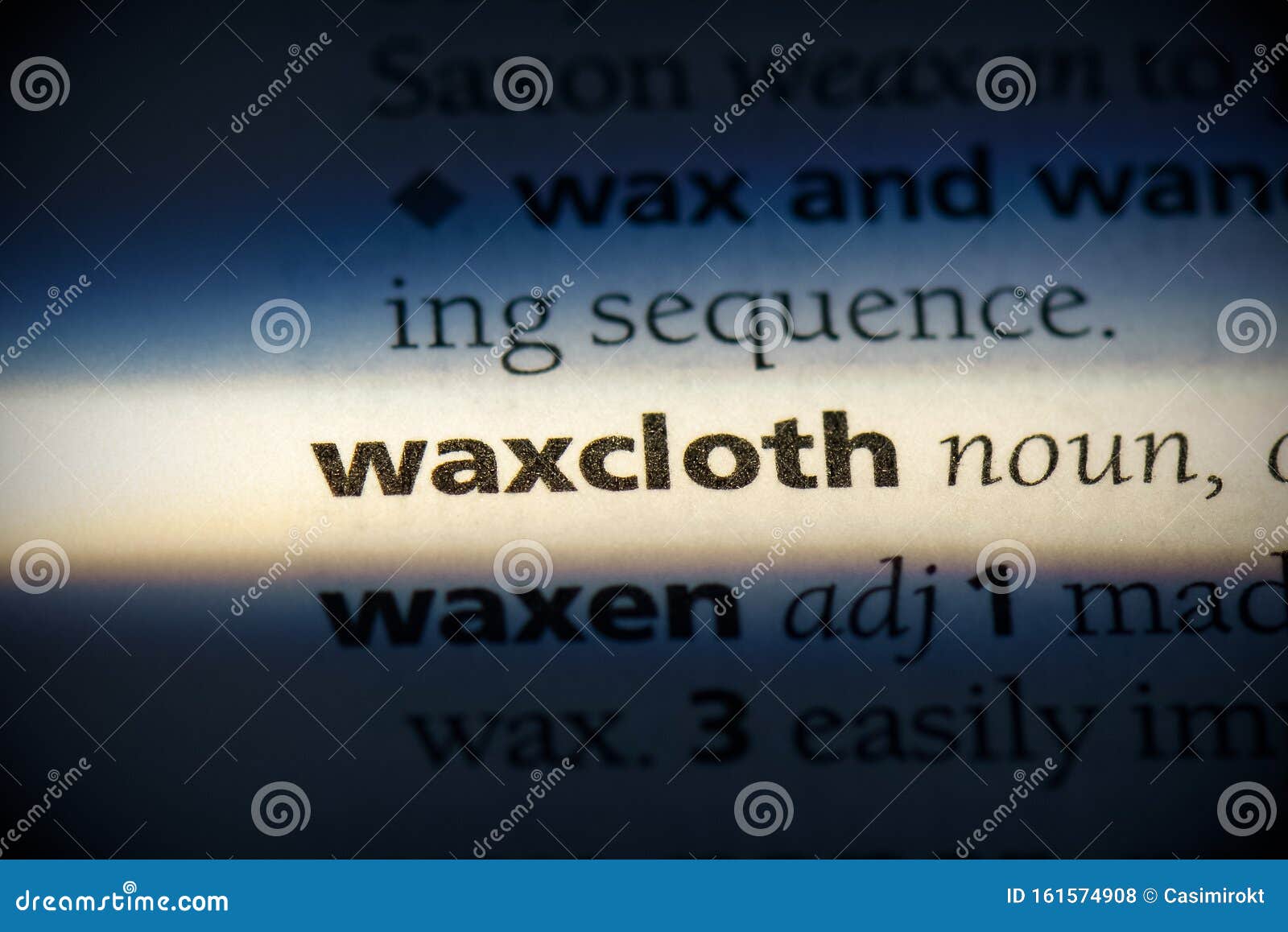 Waxcloth stock photo. Image of highlighted, idea, learn 161574908
