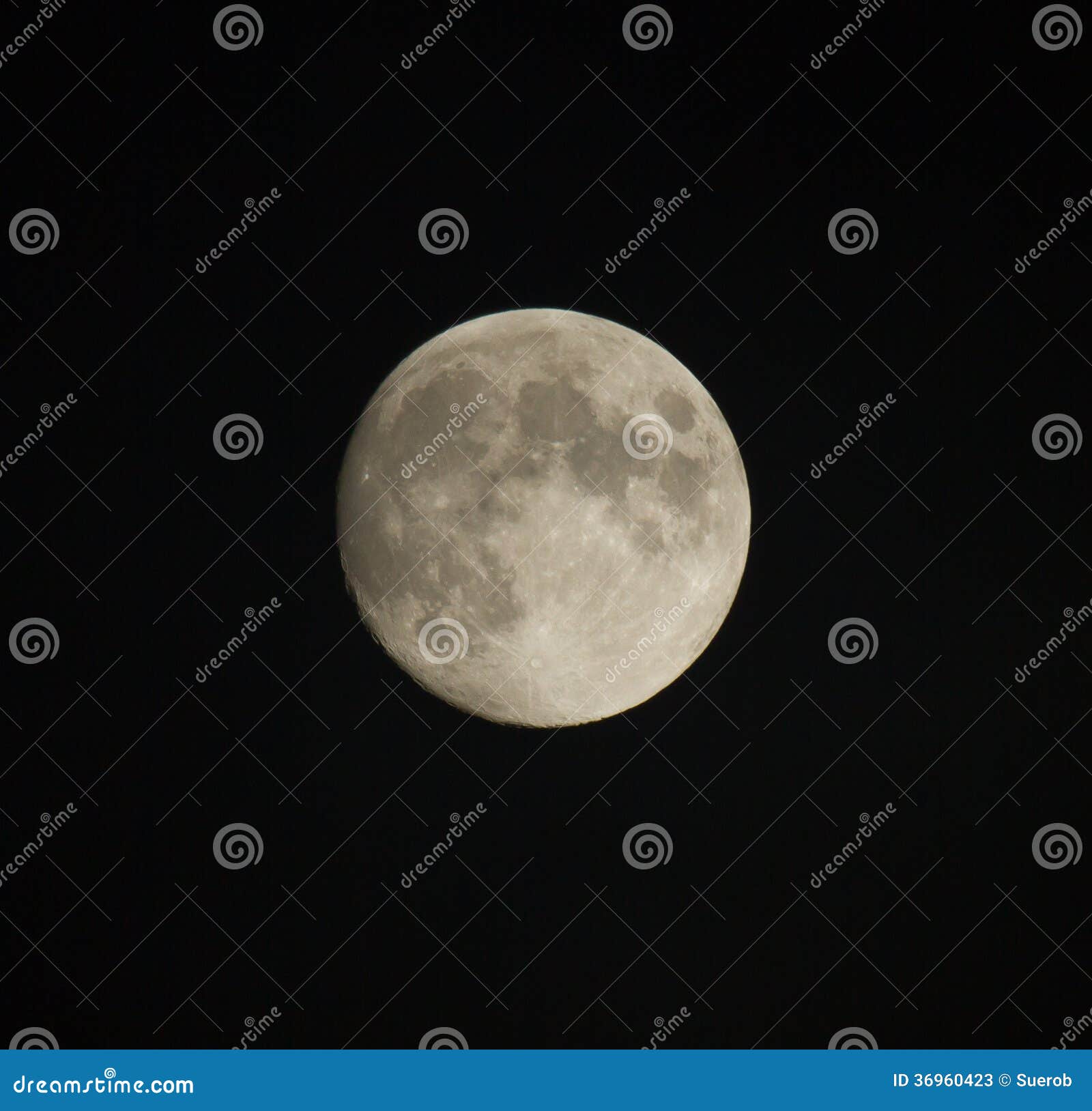 Waxing Gibbous Moon stock image. Image of heavenly, astrology 36960423