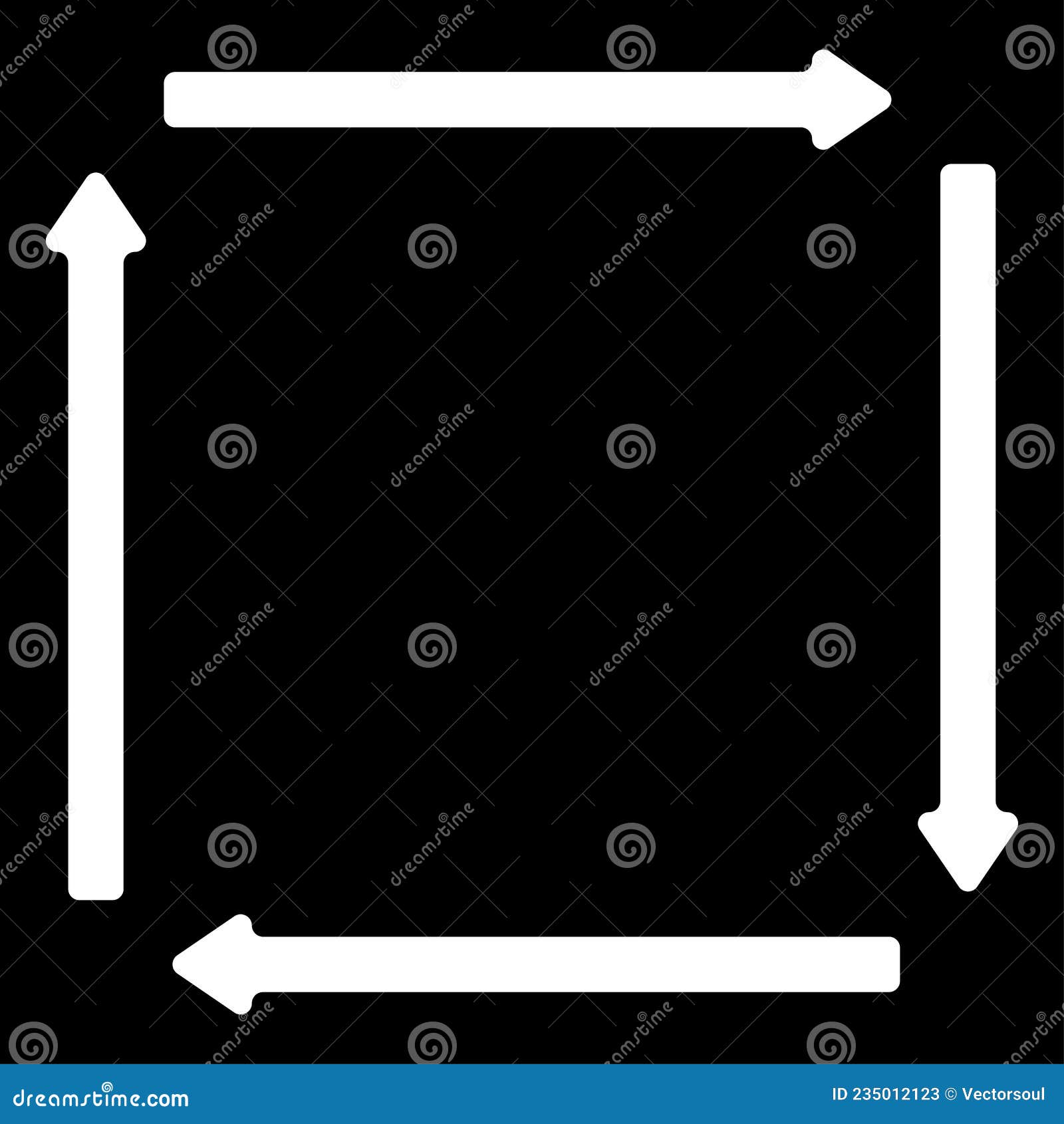 4-way arrows, pointers, cursors s
