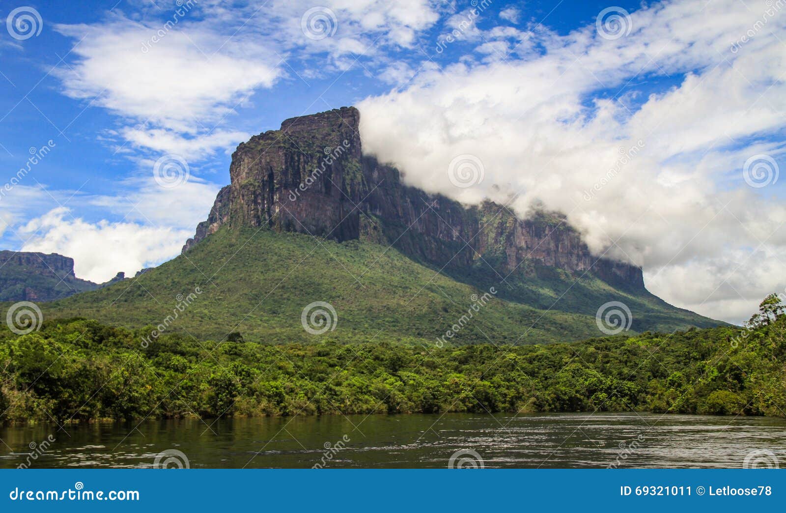 on the way to angel falls, canaima park, gran sabana, venezuela