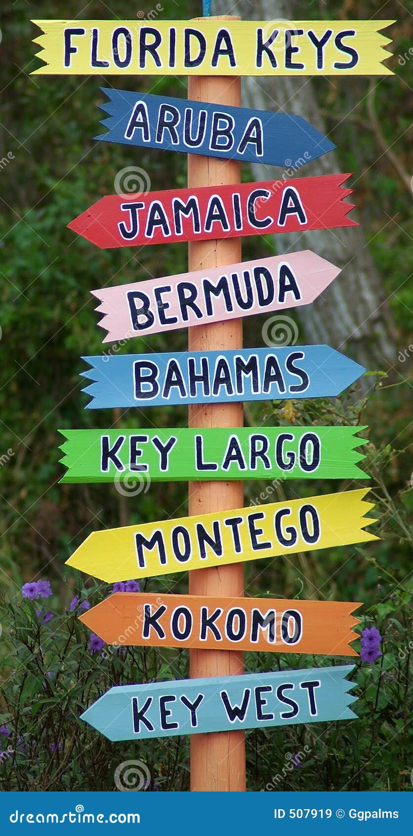 This way to Paradise stock image. Image of direction, montego 507919