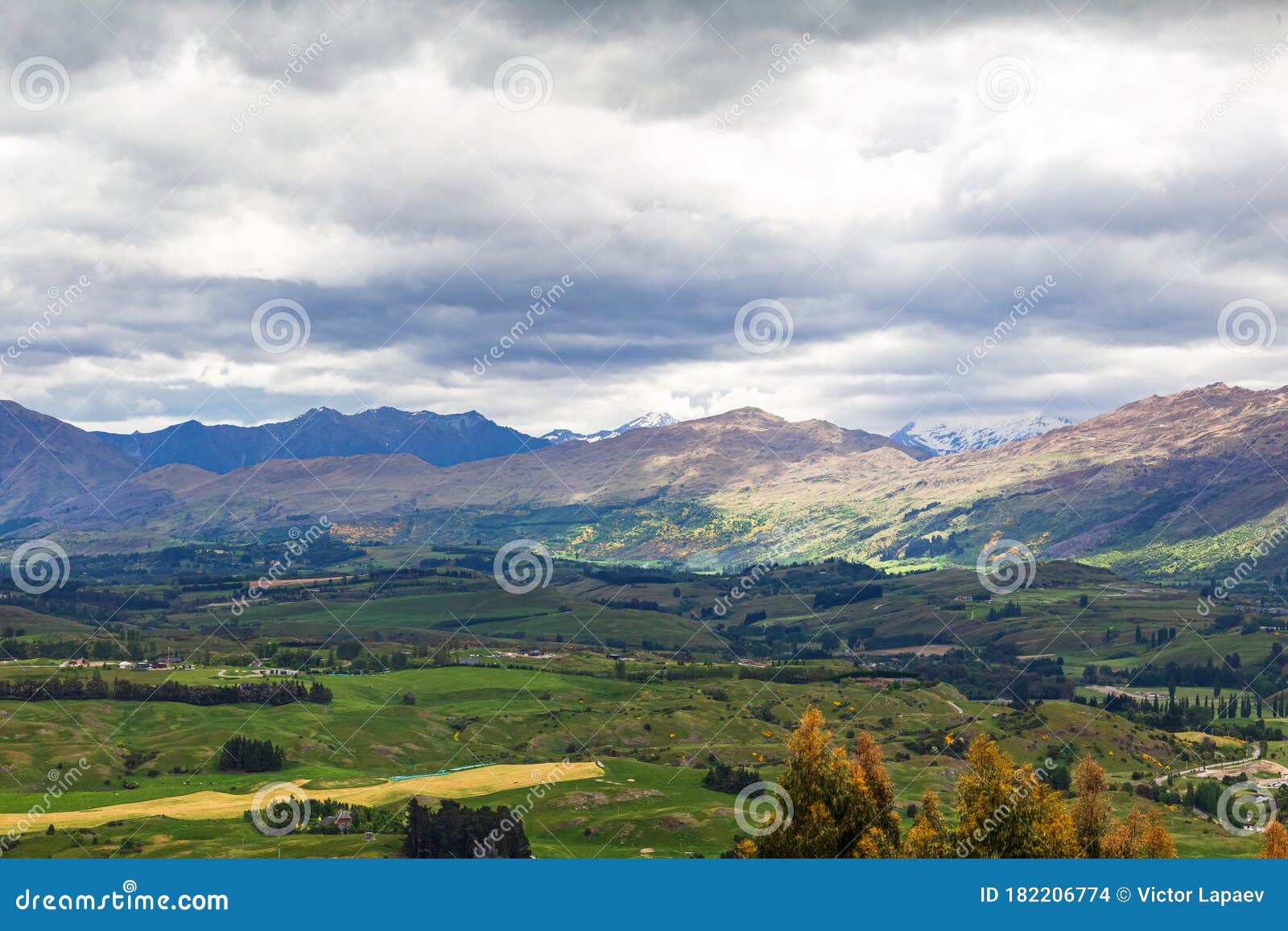 way to queenstown. south island, new zealand