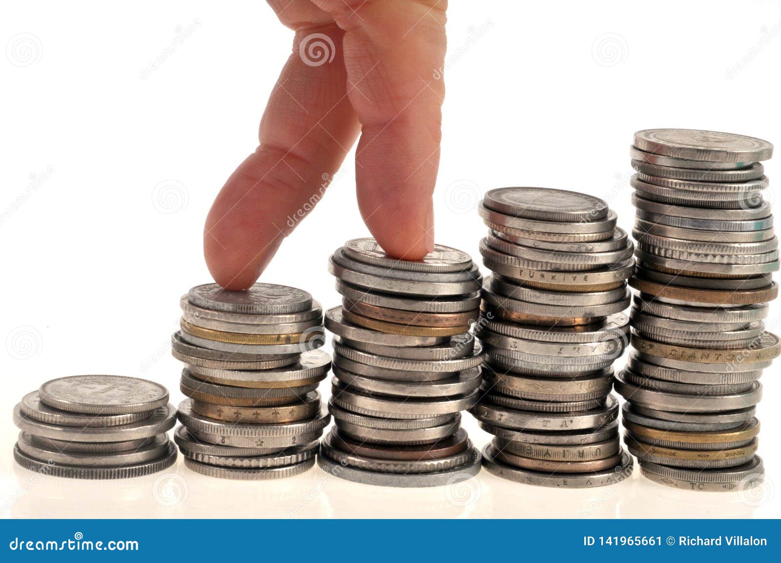 Economic Development Concept On White Background Stock Image - Image of