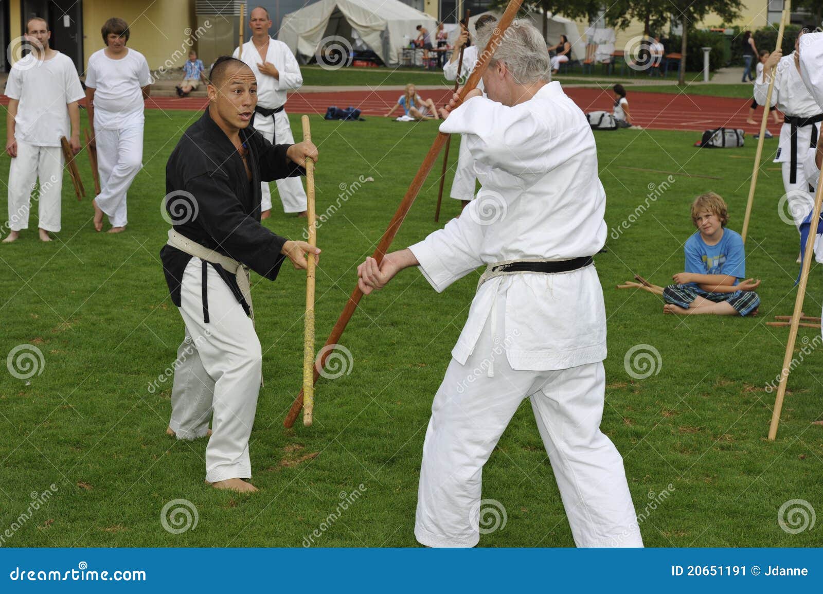 Weapon Karate with Bo (=Stick) Editorial Photo - Image of weapon, germany:  20651191