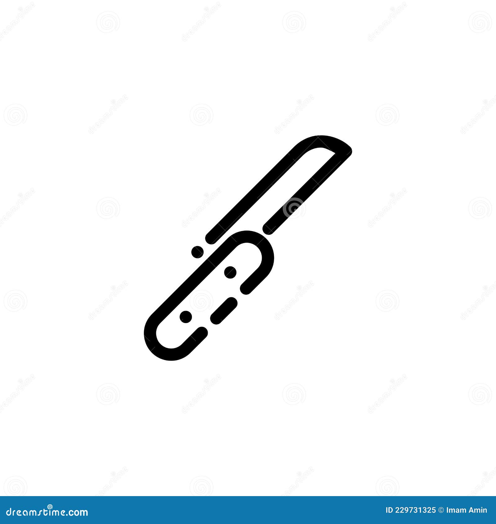 flip knife weapon monoline  icon logo for graphic , ui ux, game, android software, and website.