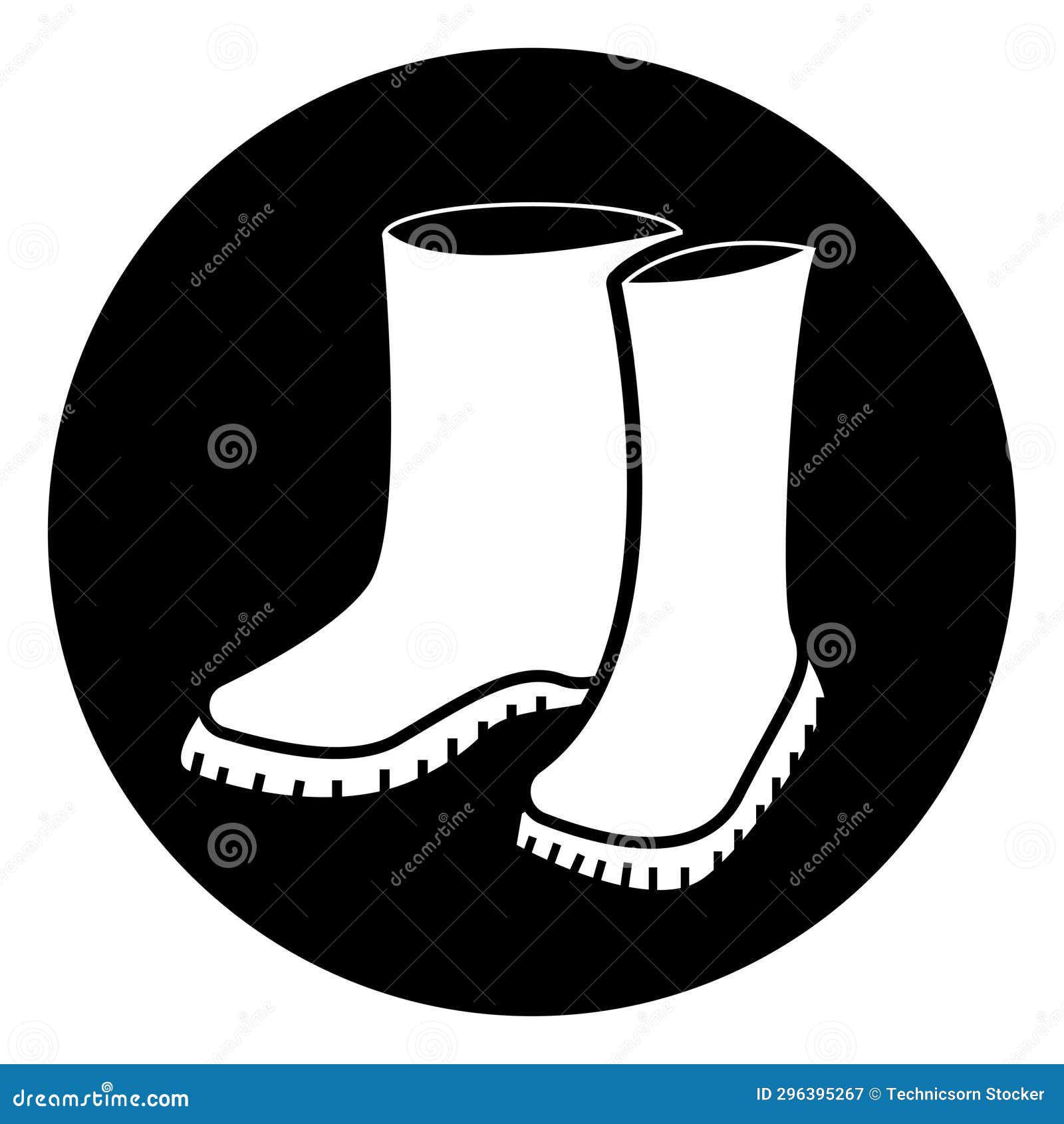 Wear Foot Protection Symbol Sign,Vector Illustration, Isolated on White ...