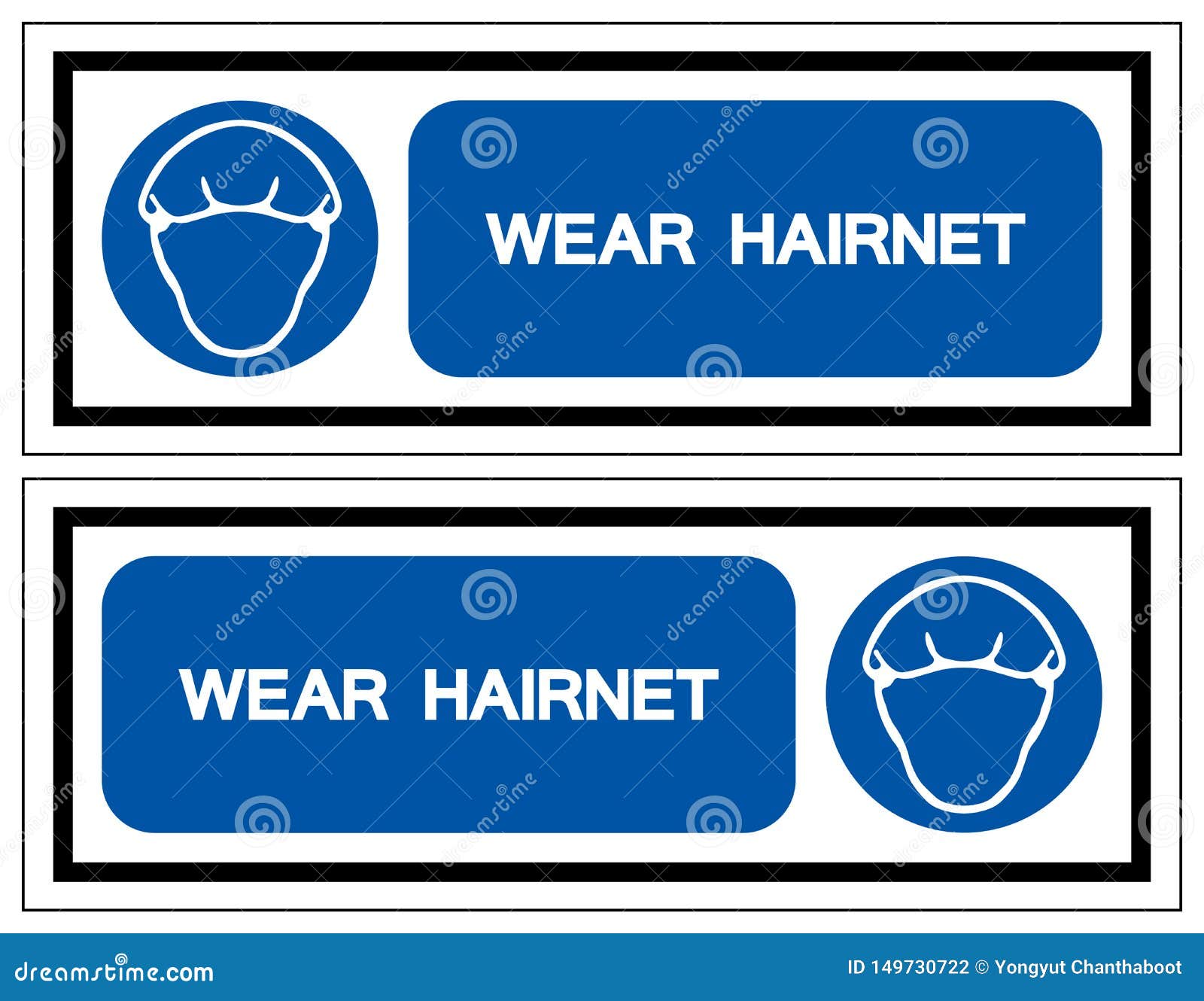 Download Vector Hairnets Must Be Worn Icon via CartoonDealer. 