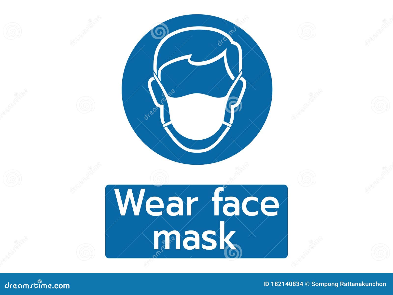 wear safety mask logo,wear face mask stop coronavirus preventive measures covid-19 cover face nose sign,man face with flu mask