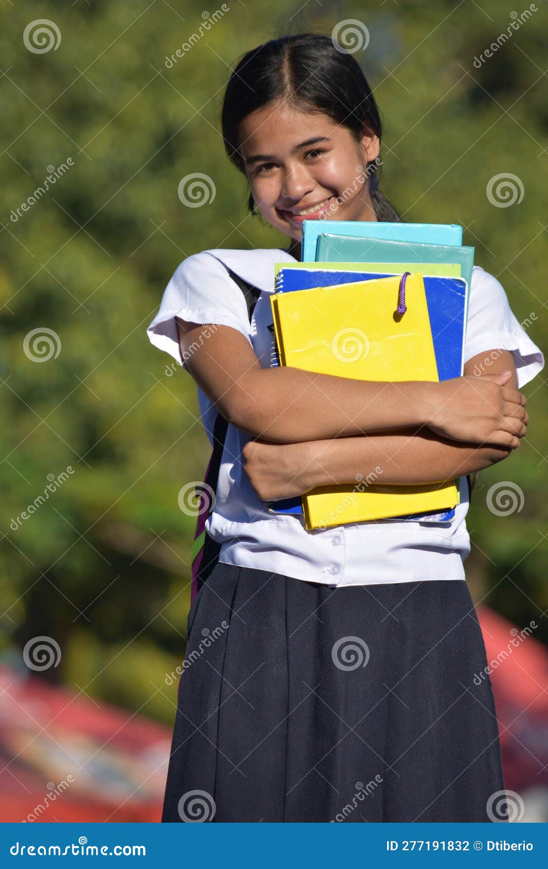 A Wearing School Uniform stock photo. Image of clothing 277191832