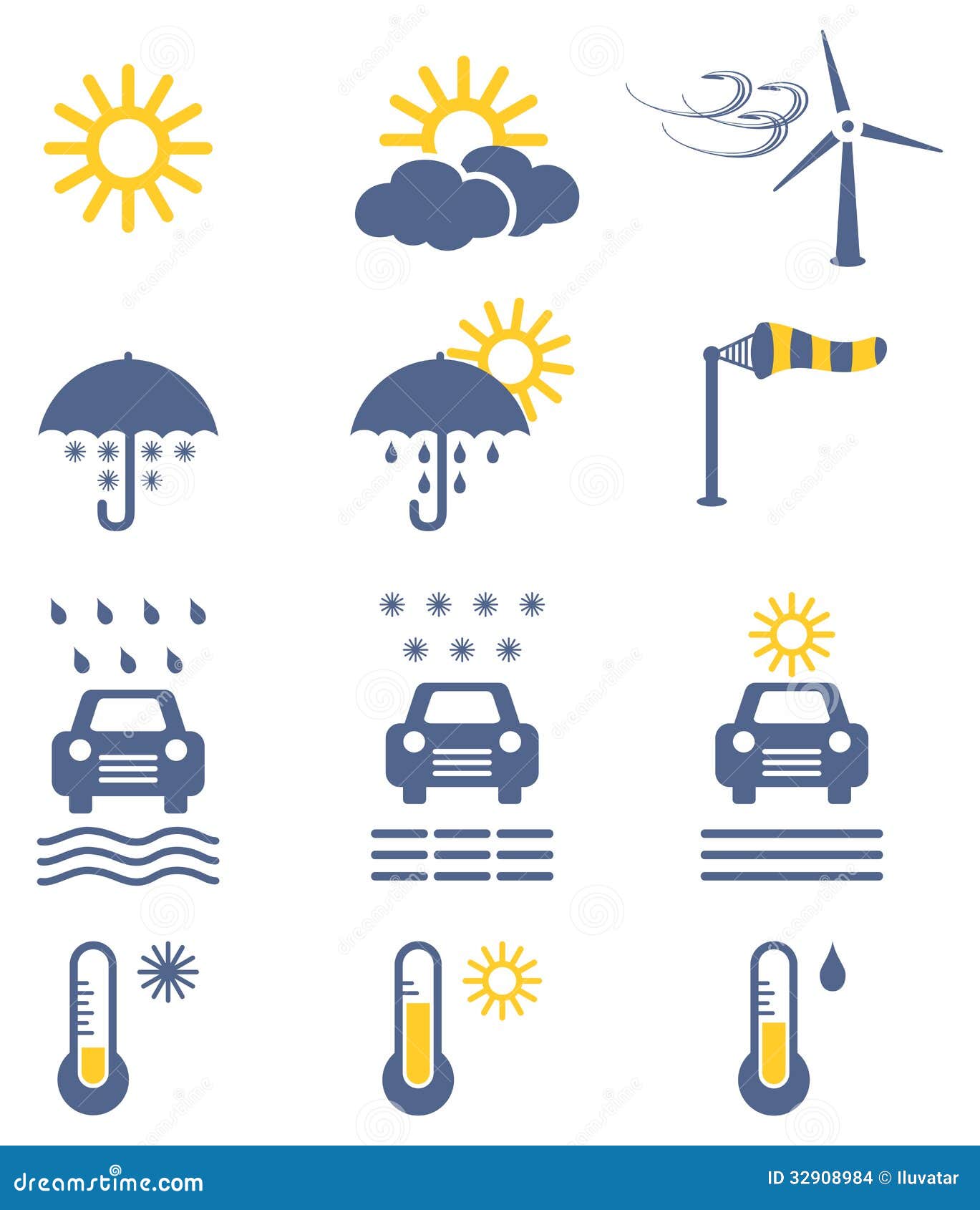 Car Hot Weather Stock Illustrations 970 Car Hot Weather Stock