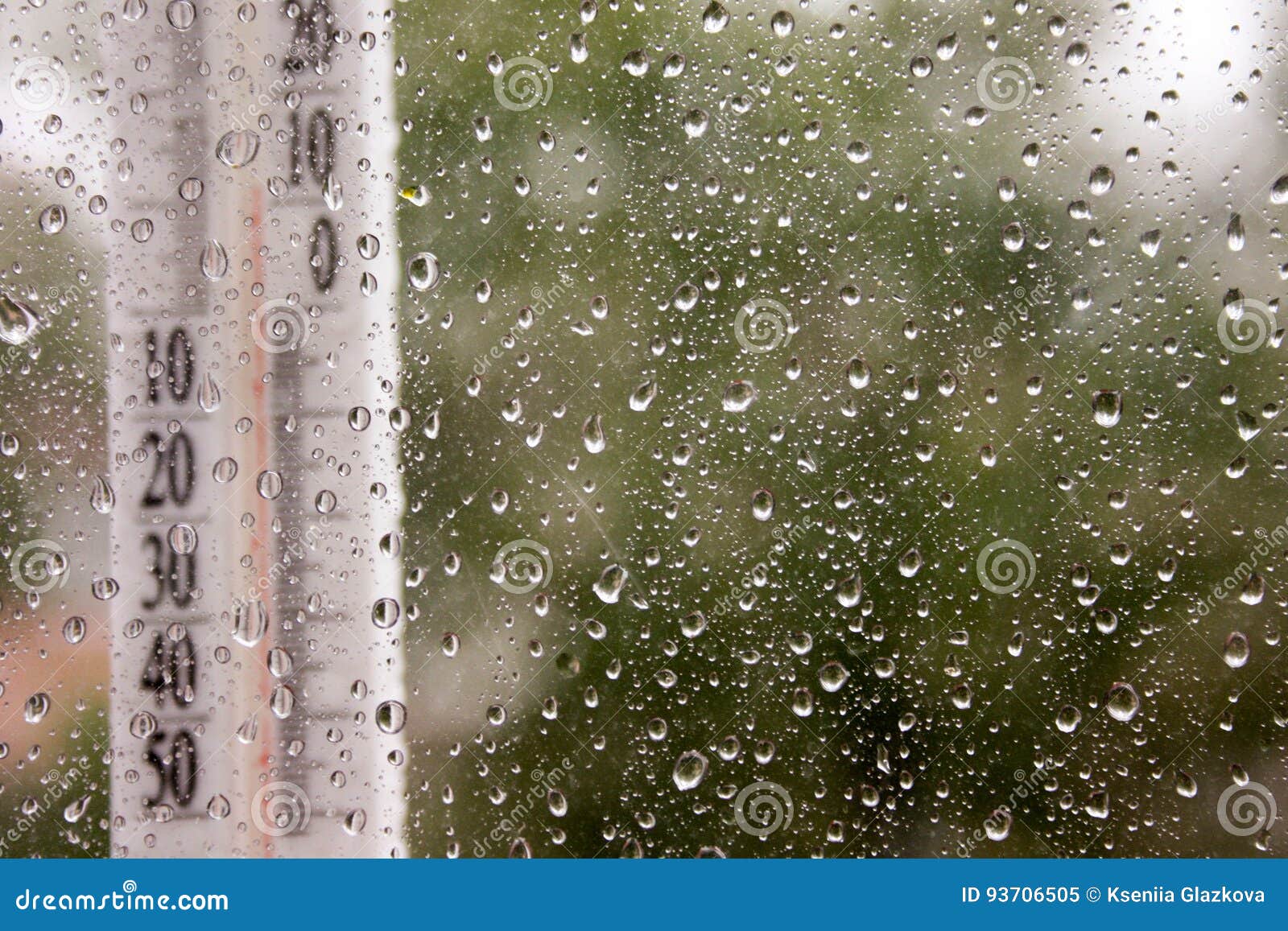 Weather Forecast Rain. Photo for Your Design Stock Image Image of