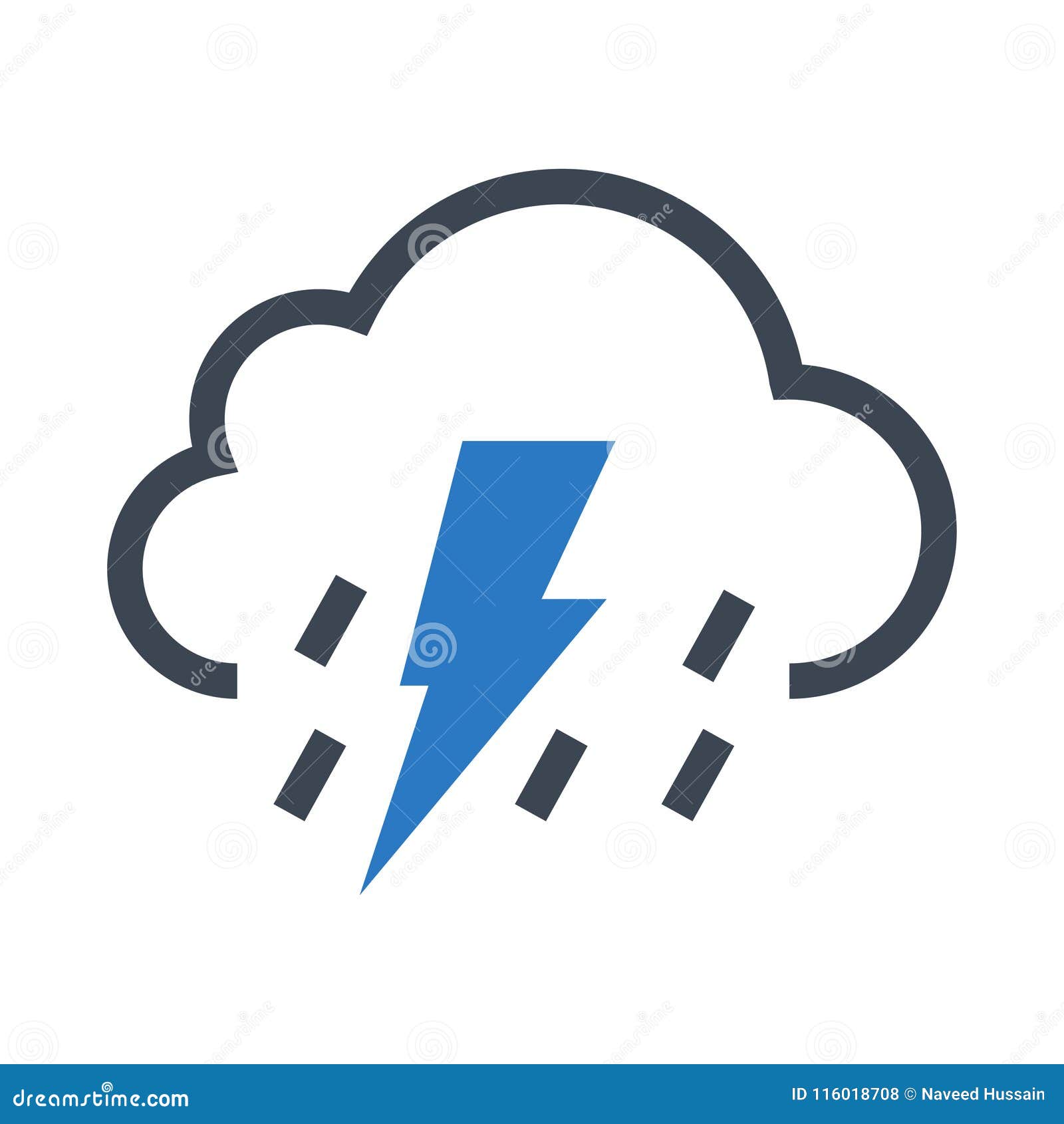 Weather Glyphs Double Color Icon Stock Illustration - Illustration of