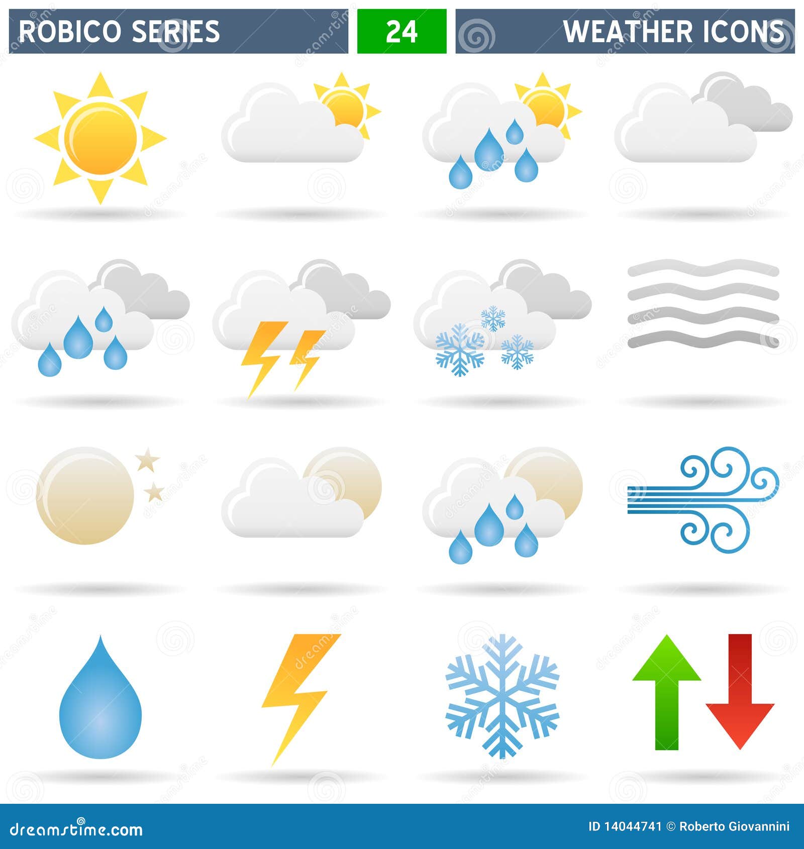 weather icons - robico series