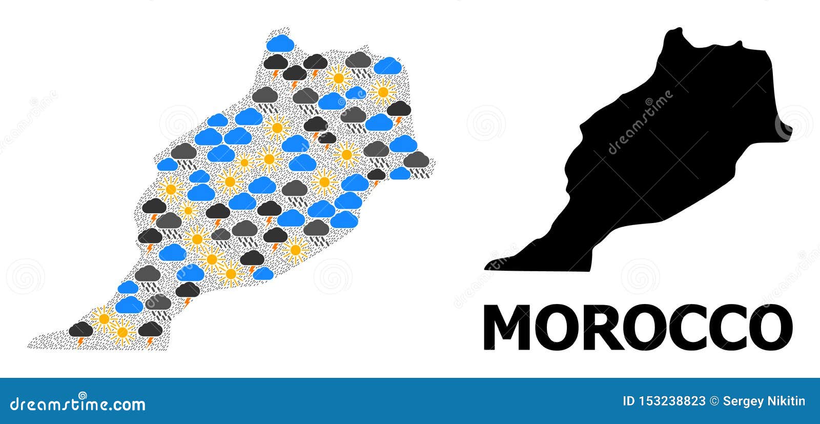 weather pattern map of morocco