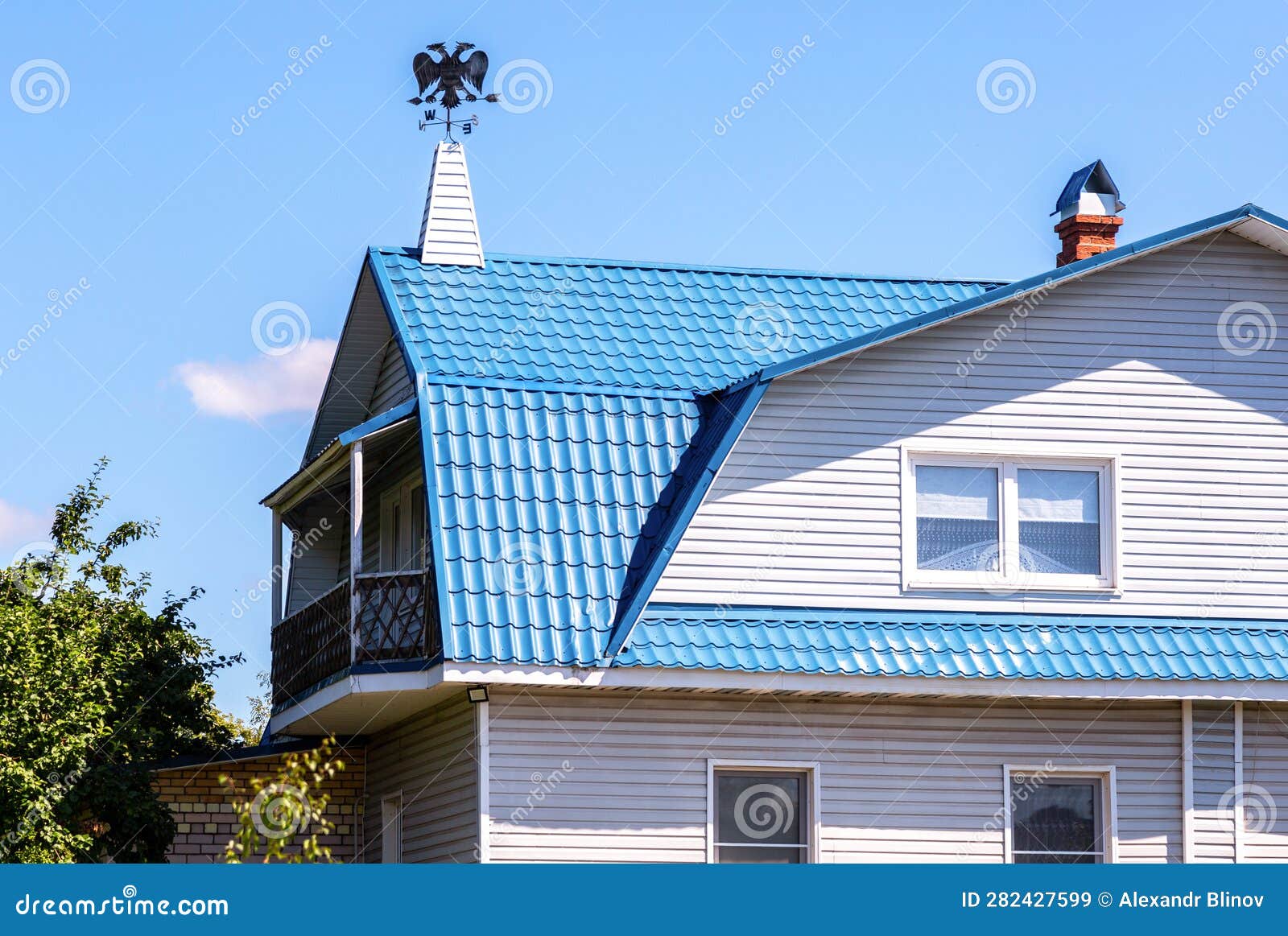 Weather Vane in the Form of a Doubleheaded Eagle on the Roof of the