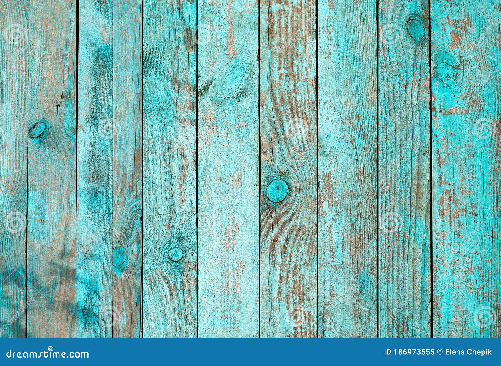 Weathered Blue Wooden Background Texture. Shabby Wood Teal or ...