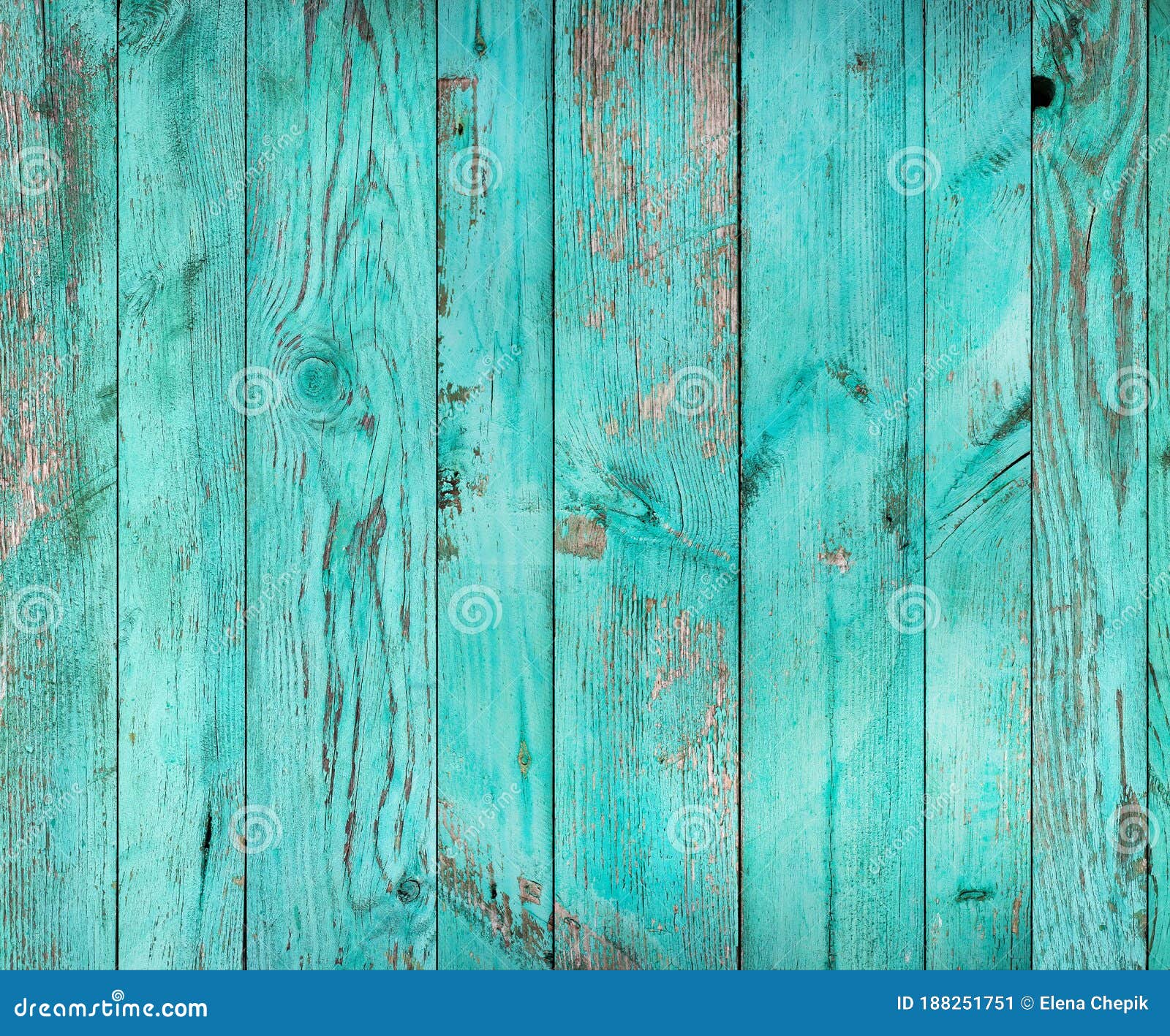 Weathered Blue Wooden Background Texture. Shabby Wood Teal or ...