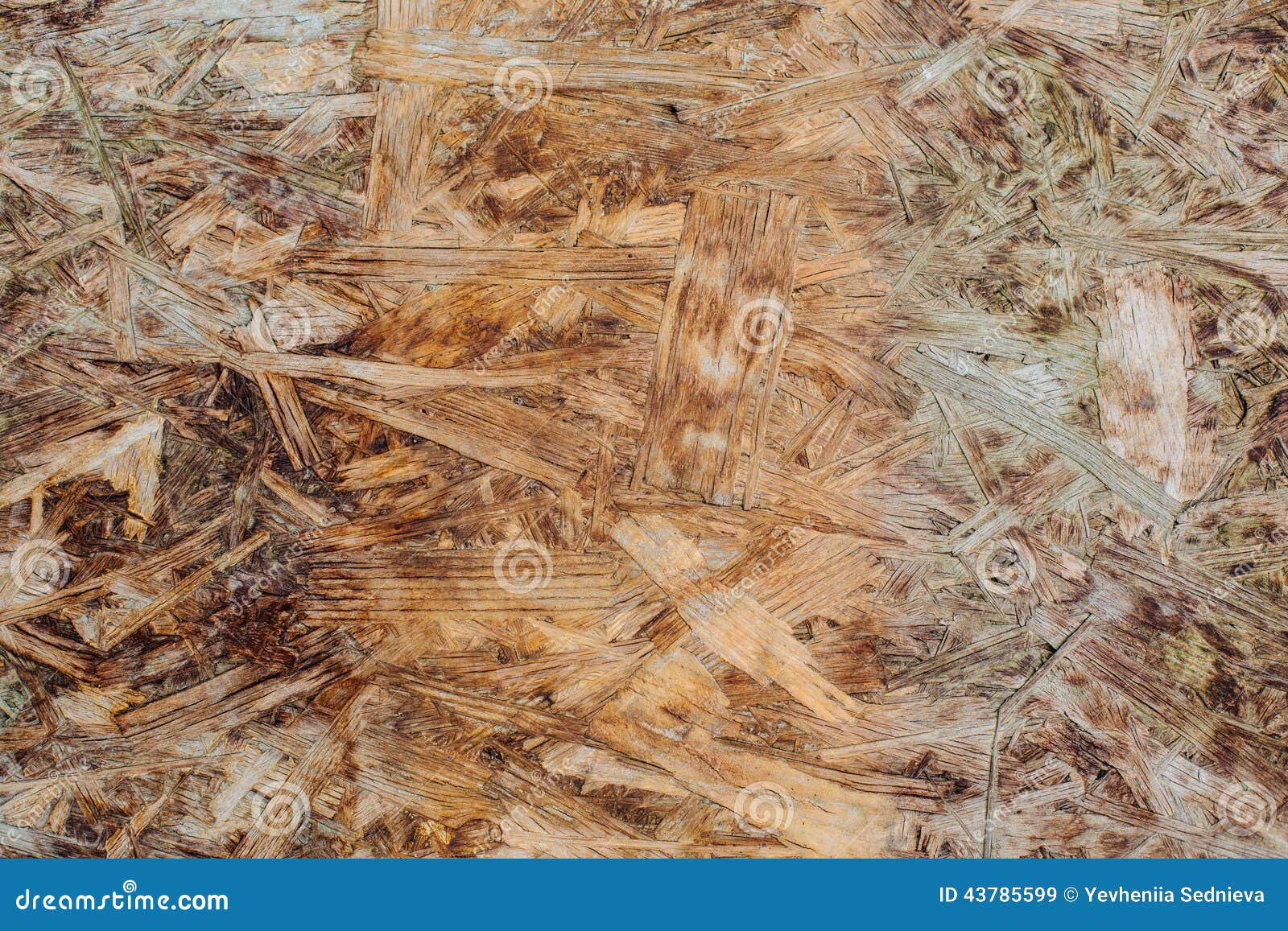 Weathered Grunge Oriented Strand Osb Board Stock Image Image of