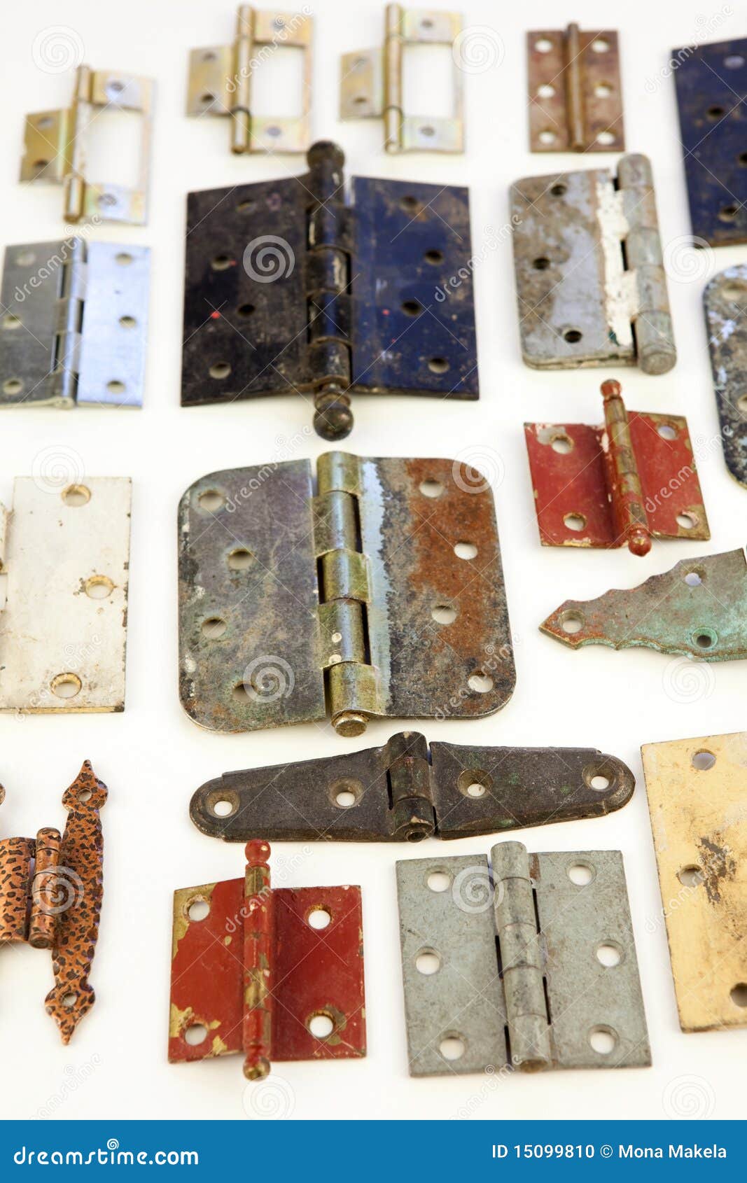 Weathered Old Hinges To Be Reused Stock Photo Image of rusting