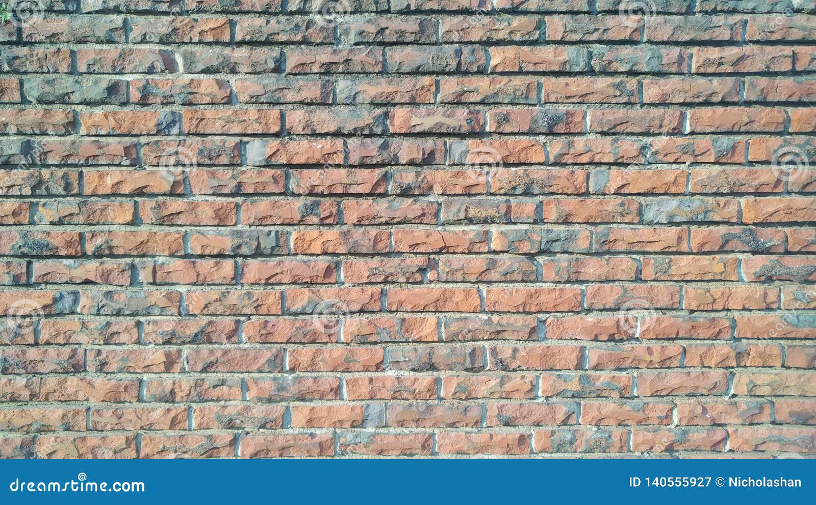 Weathered Stained Old Brick Wall Background Stock Image ...