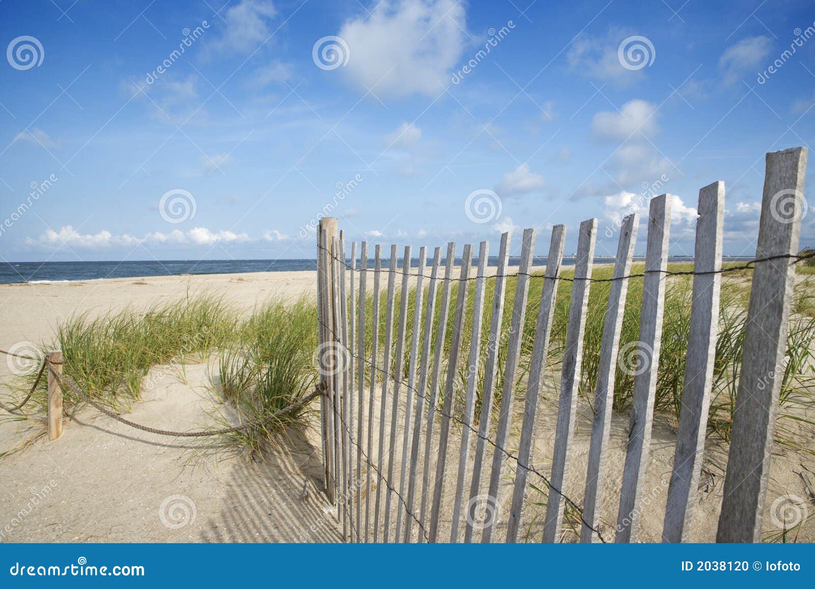 Weathered Wooden Fence on Beach. Stock Photo Image of color, vacation