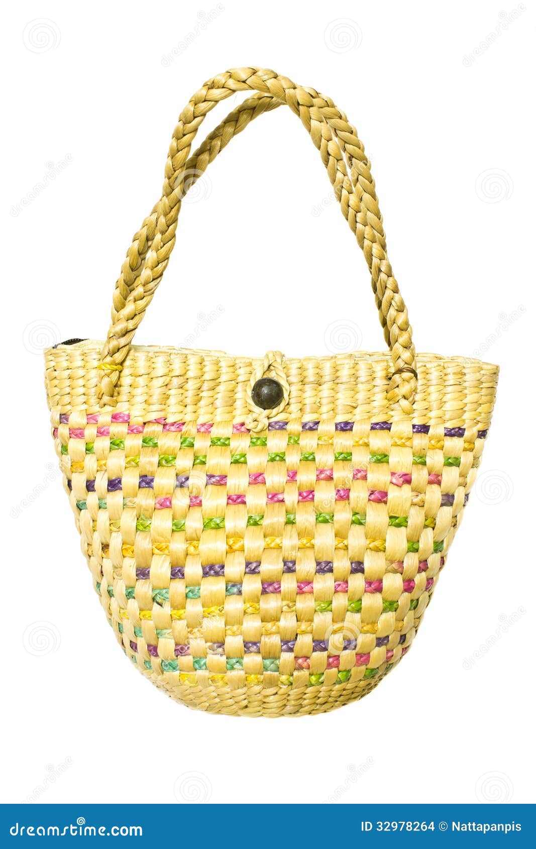 Weave bag stock photo. Image of wickerwork, style, object 32978264