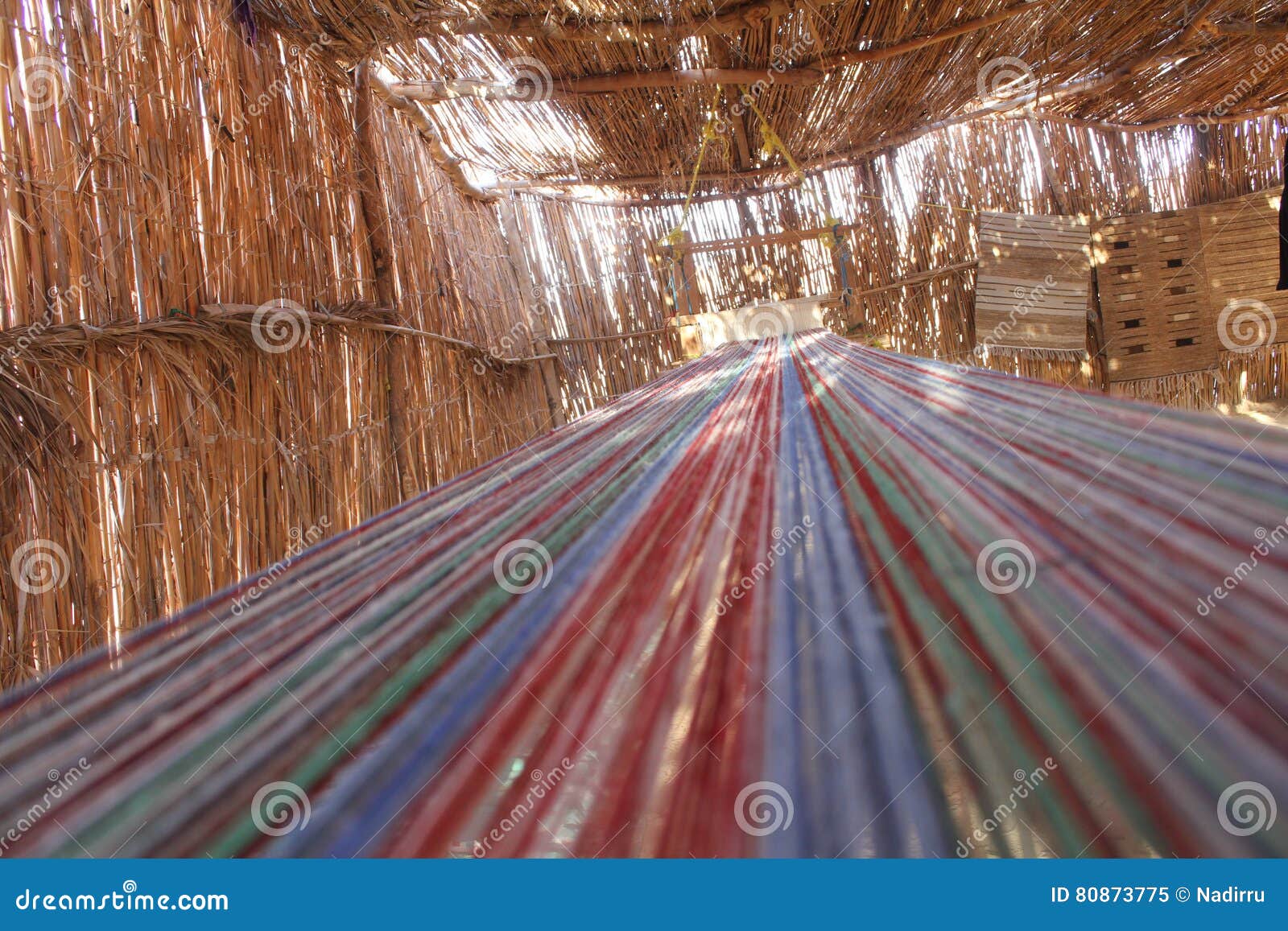 Weaving is Arab Bedouin in Egypt Stock Image Image of silk, wood