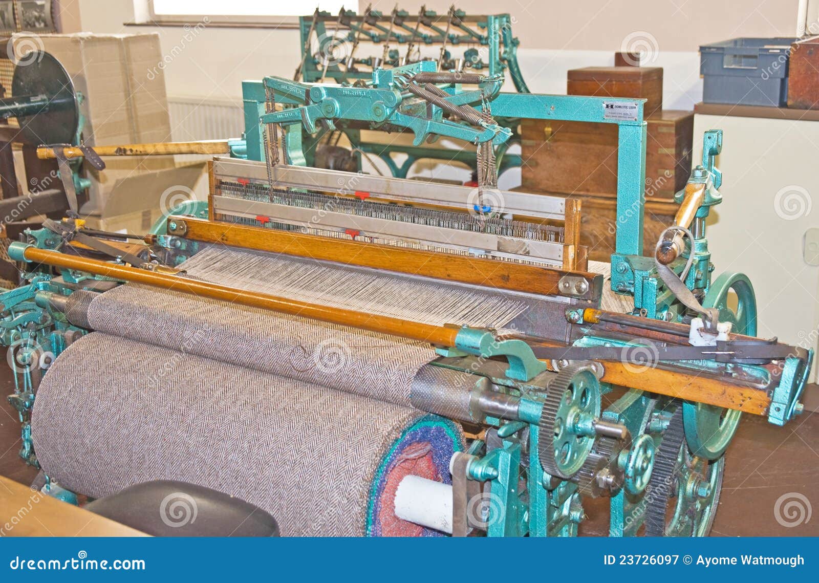 Weaving Loom At Edinburgh Woolen Mill. Editorial Photography Image 23726097