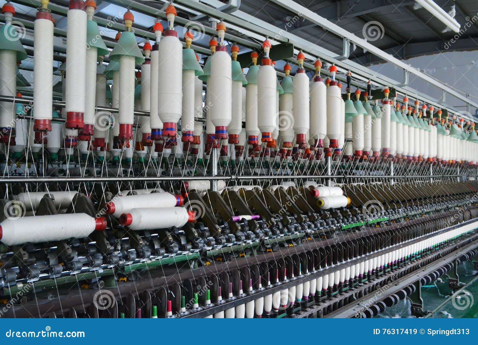Weaving machine stock image. Image of reel, industry 76317419