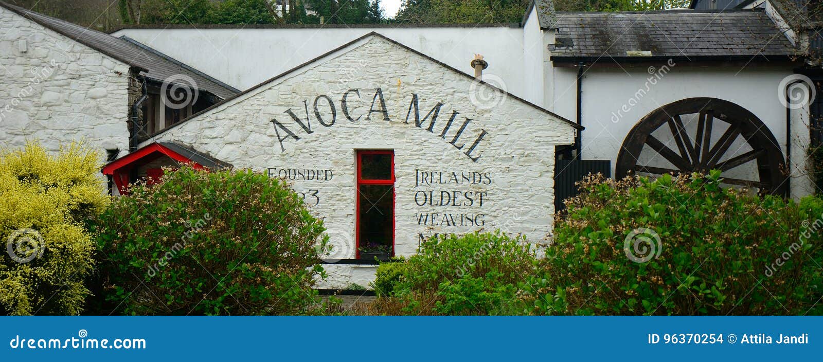 Weaving Mill, Avoca, Ireland Editorial Stock Image Image of cloudy