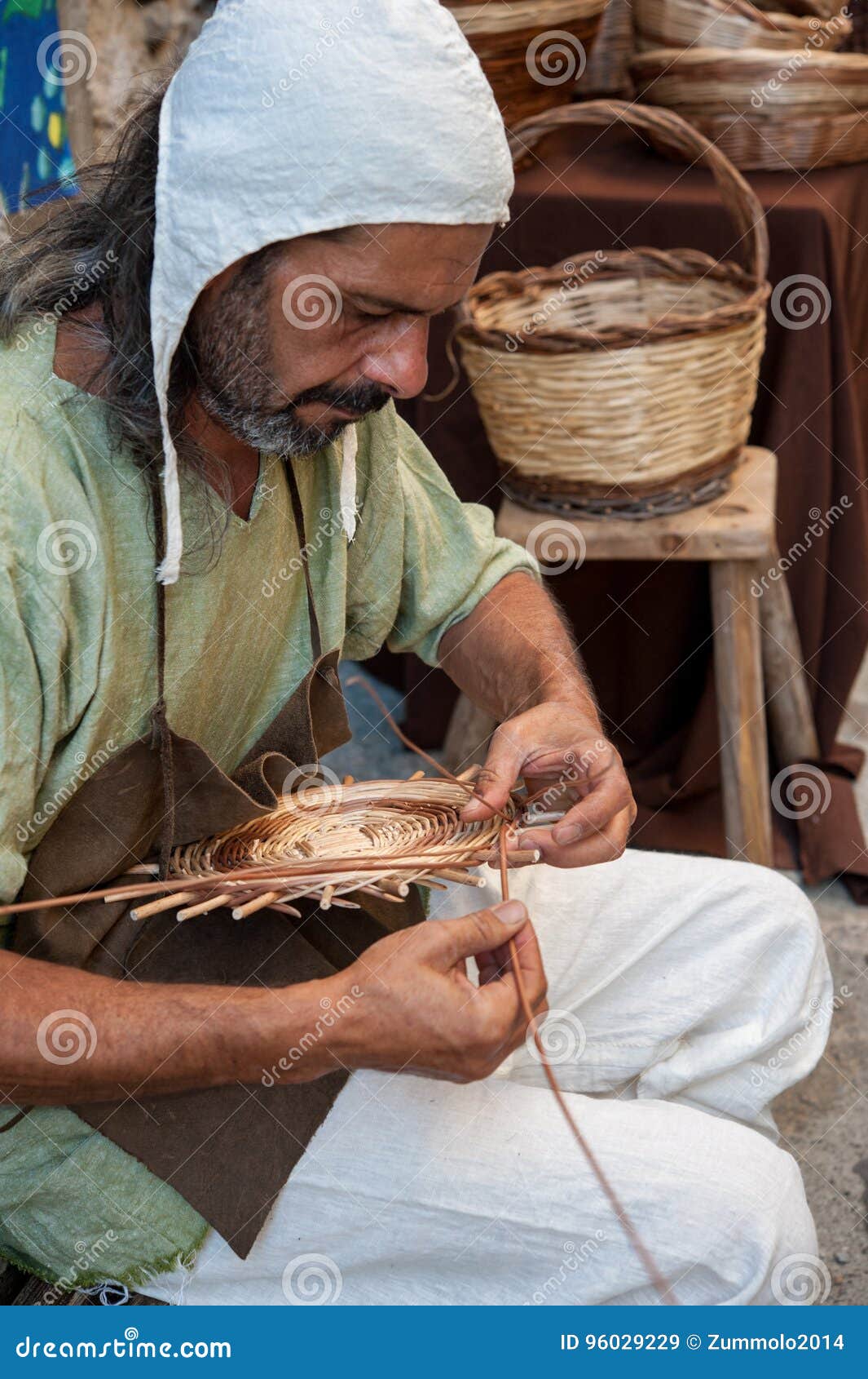 Weaving Willow Branches into Basket Stock Image Image of branch, plant 96029229