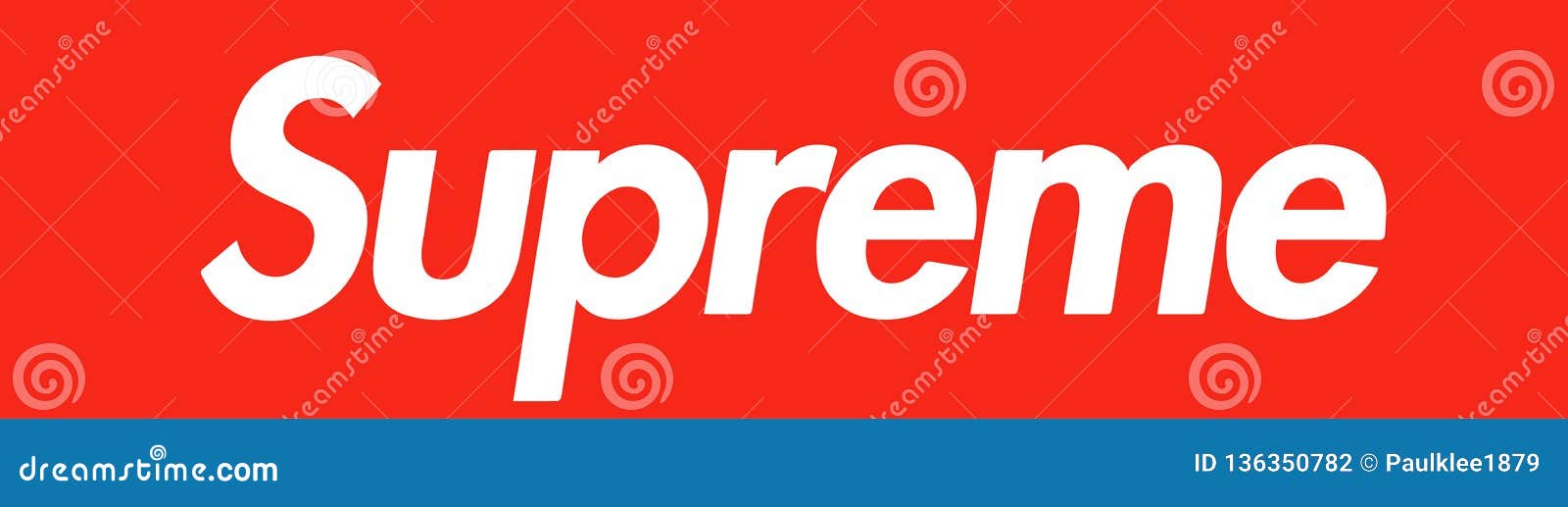 Supreme Logo Stock Illustrations – 921 Supreme Logo Stock