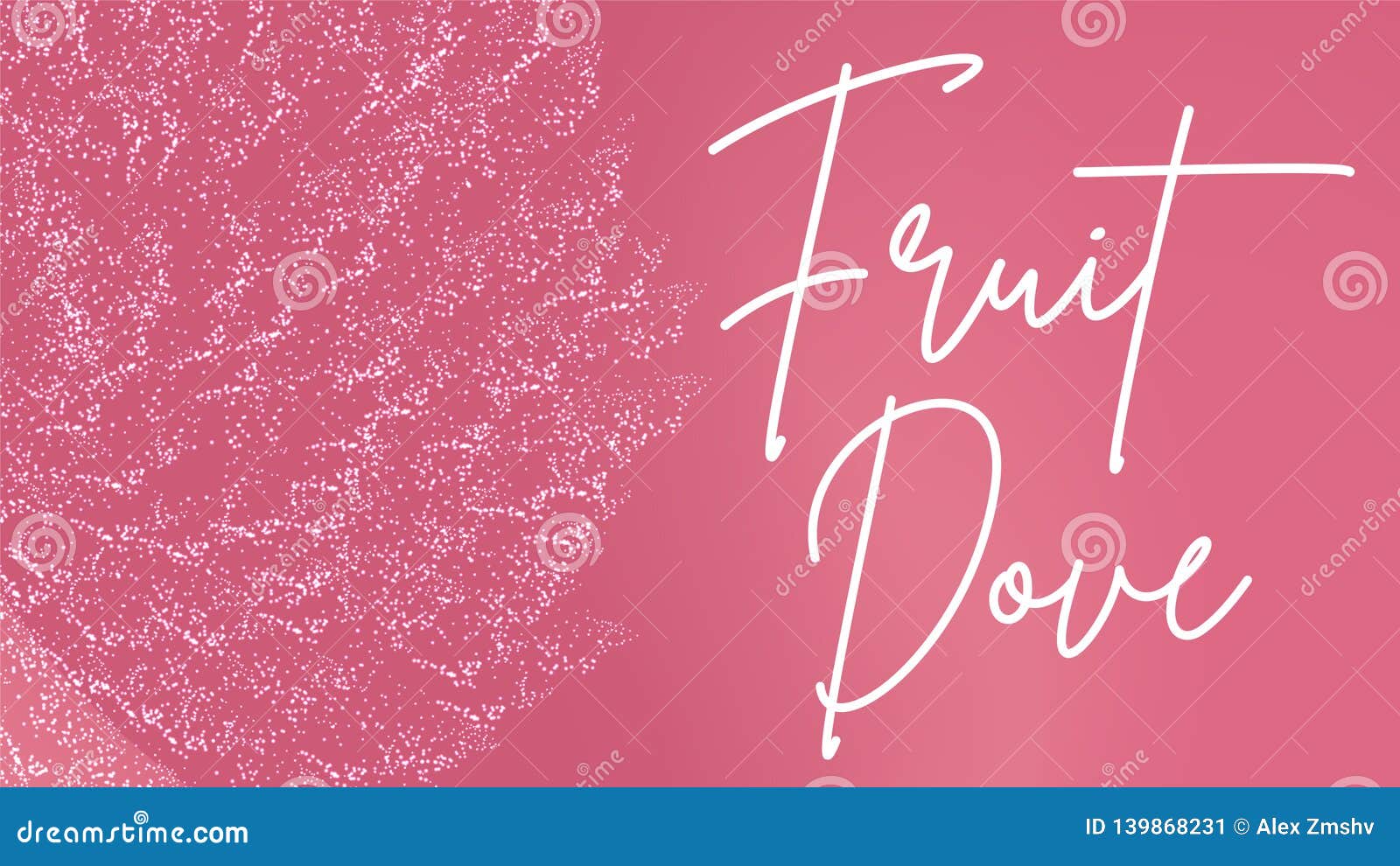 Fruit Dove Color Vector Presentation Design Stock Vector Illustration