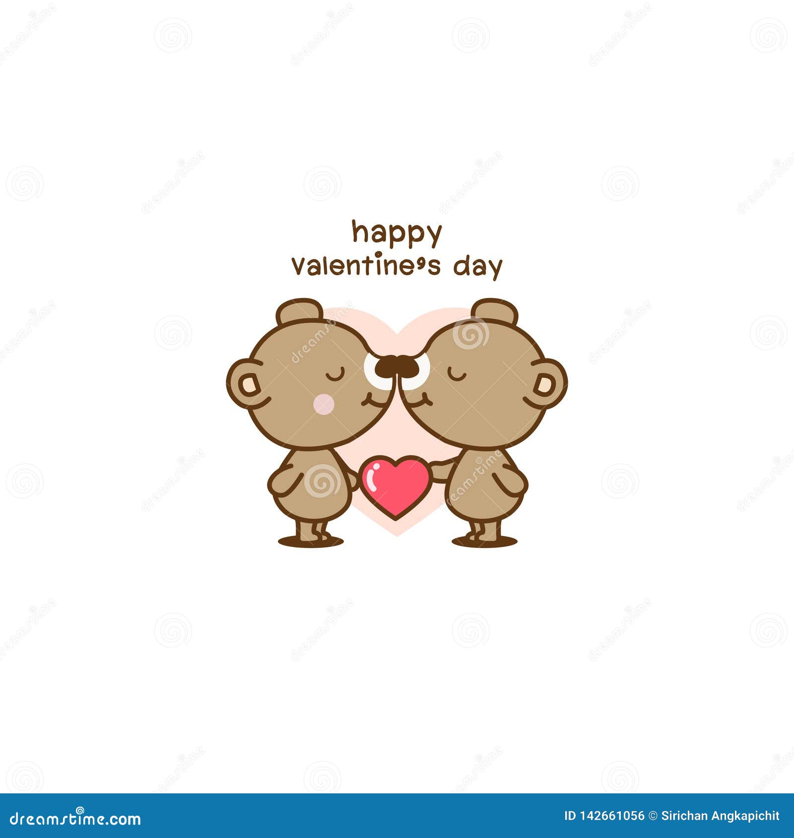 Happy Valentines Day Couple Love Bear Cartoon. Stock Vector - Illustration of bear, teddy: 142661056 Happy Valentines Day Couple Love Bear Cartoon. Stock Vector - Illustration of bear, teddy: 142661056
